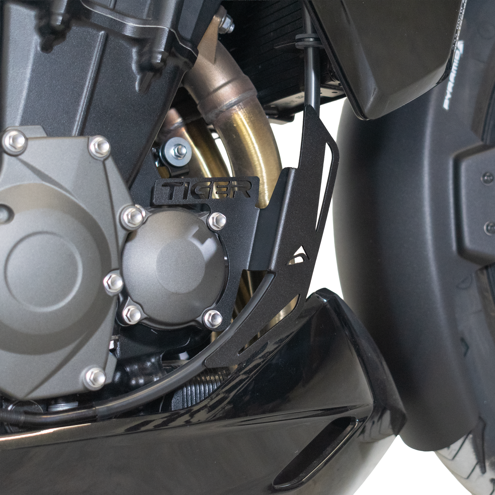Pyramid Clutch Cable Cover | Matte Black | Triumph Tiger Sport 660 2022>Current -   Pyramid Motorcycle Accessories