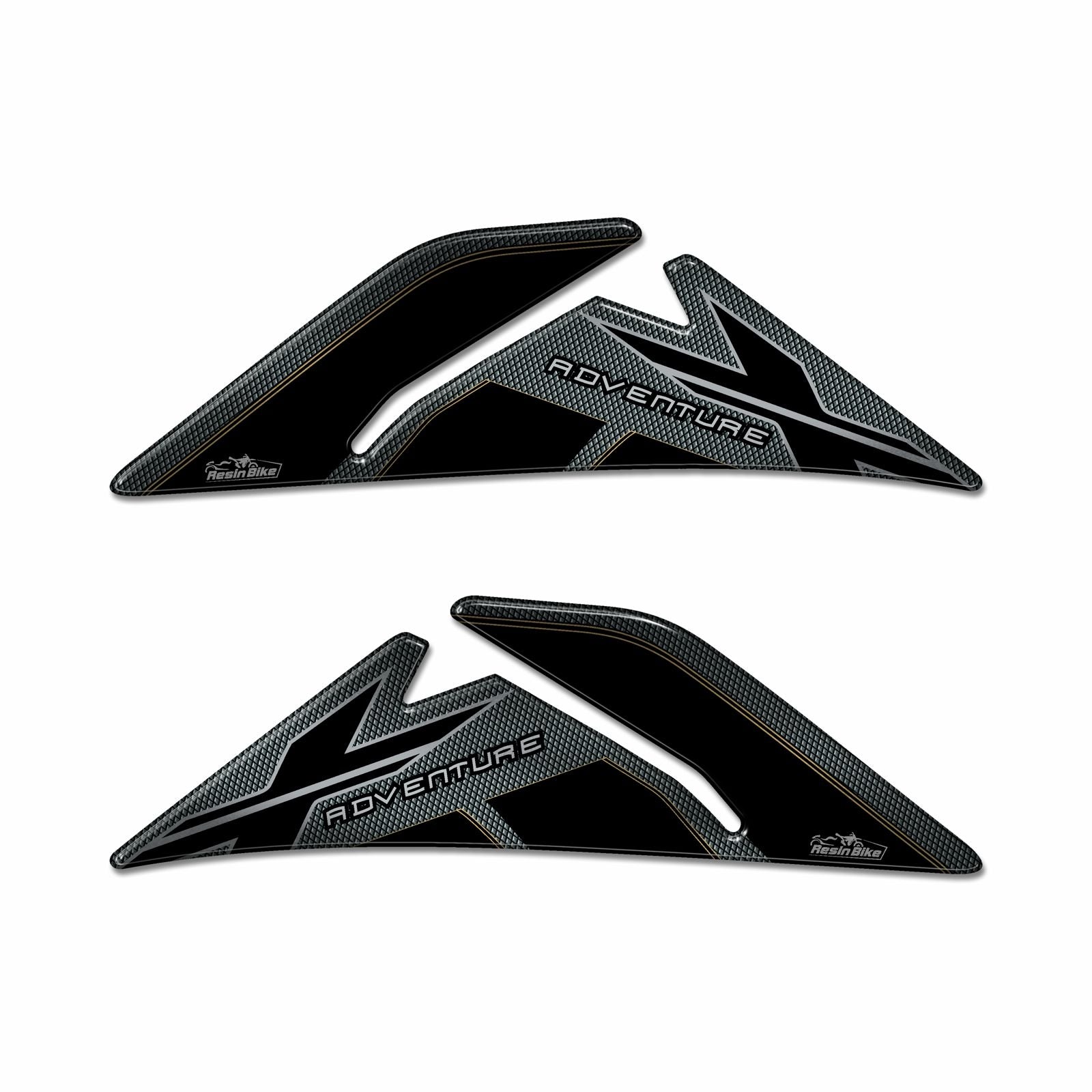 Resin Bike 3D Motorcycle Stickers - Tank Sides | Honda NC 750 X 2014>2015 -   Pyramid Motorcycle Accessories