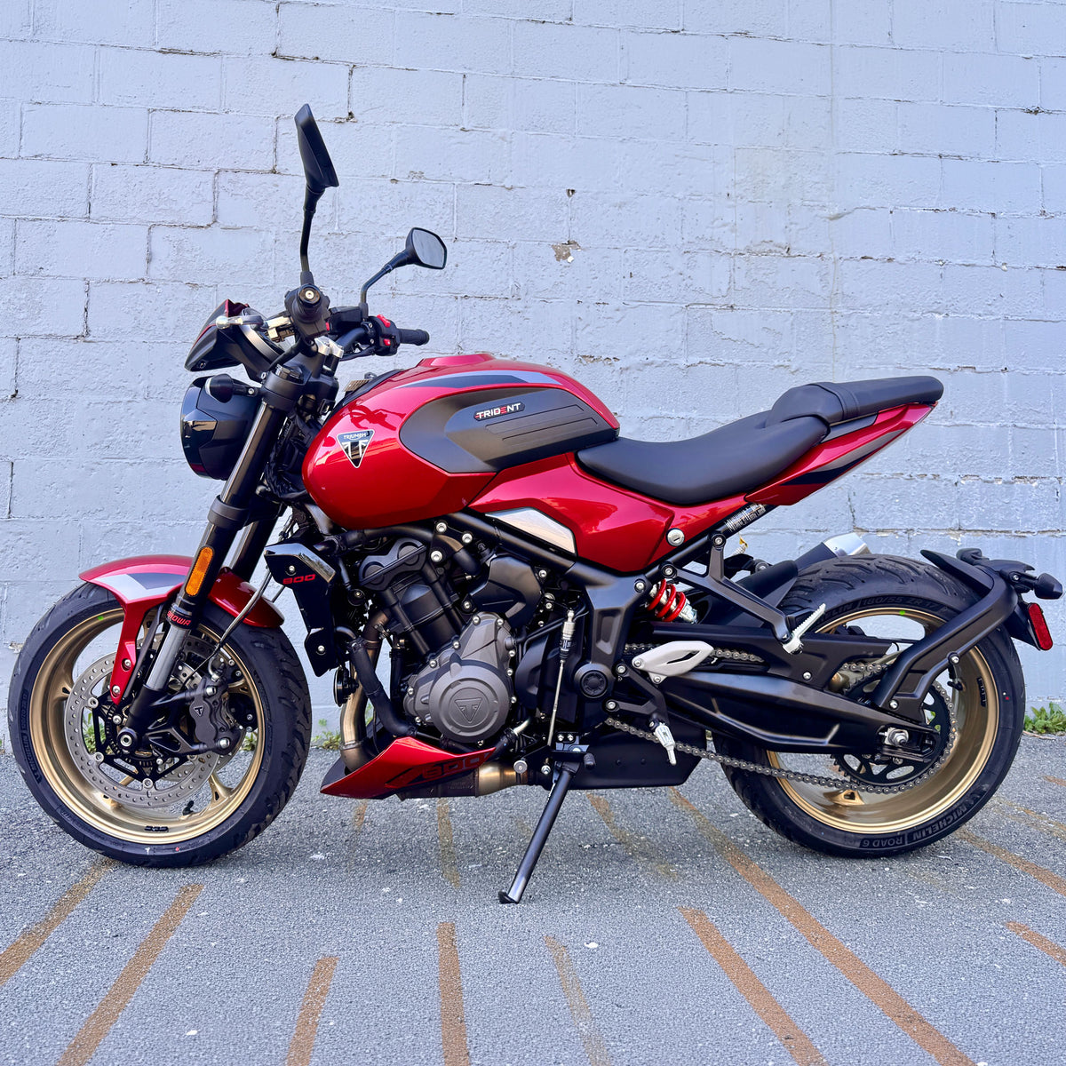 Pyramid Infill Panels | Ash Grey | Triumph Trident 800 2026>Current -   Pyramid Motorcycle Accessories