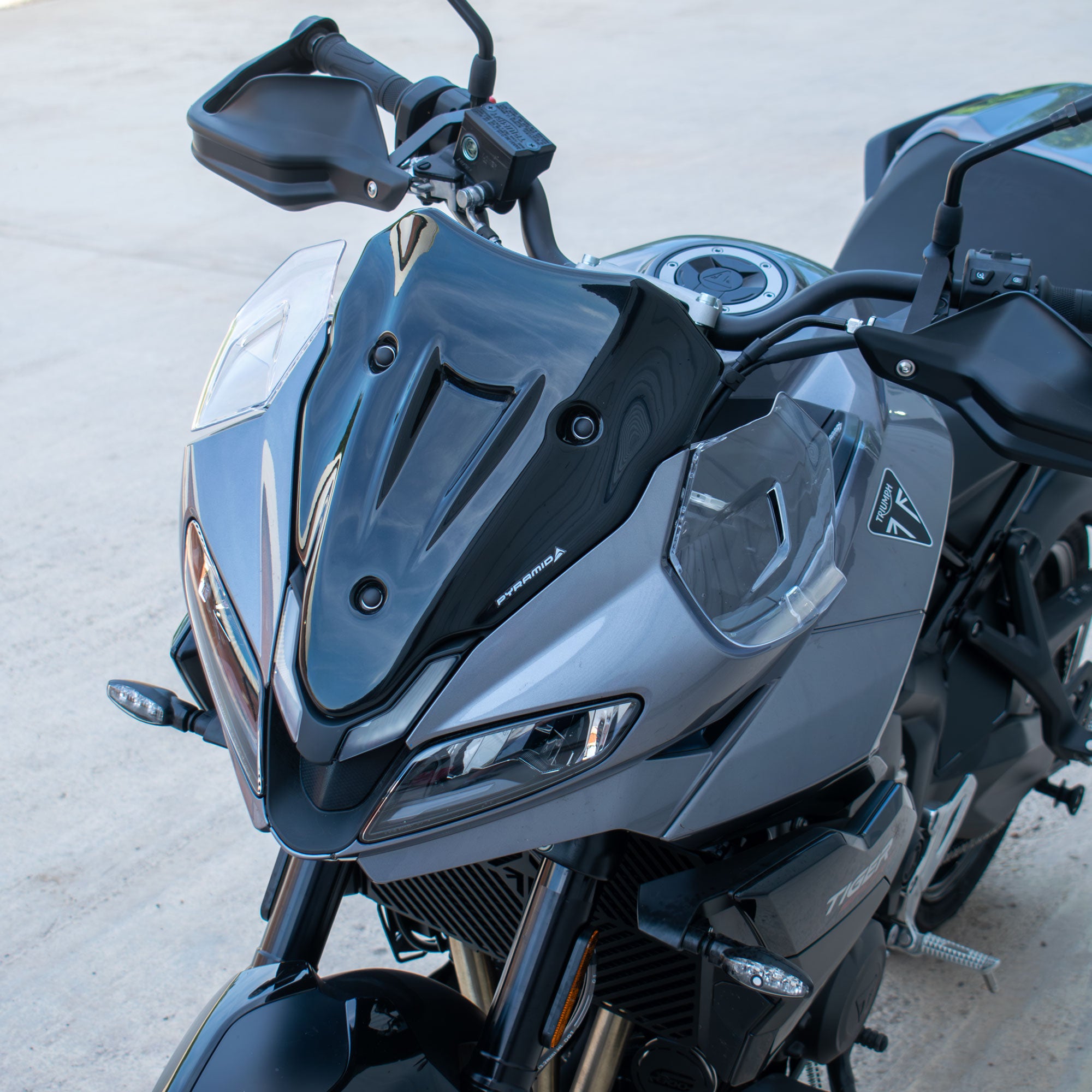 Pyramid Fly Screen | Caspian Blue | Triumph Tiger Sport 800 2025>Current -   Pyramid Motorcycle Accessories