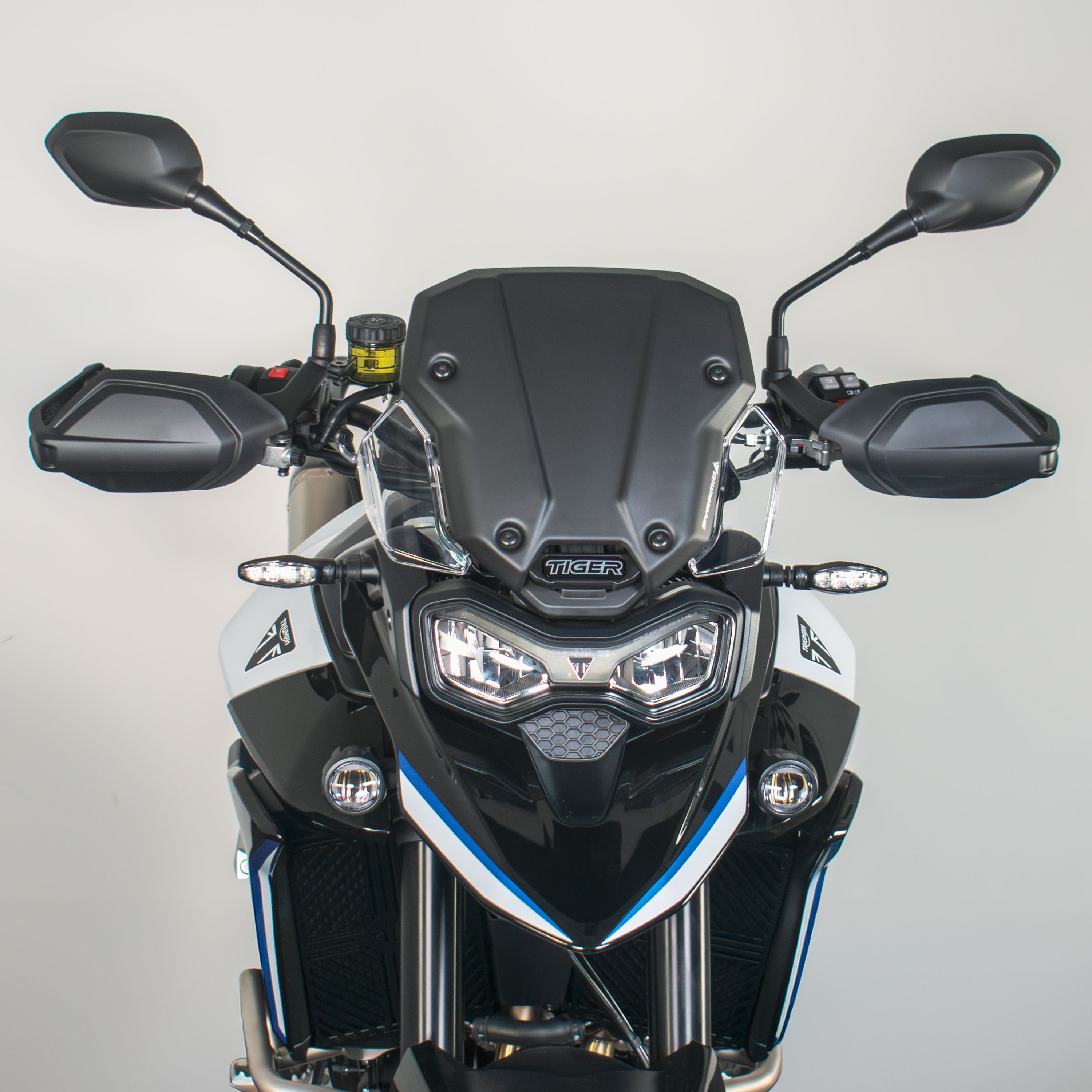 Pyramid Fly Screen | Matte Black | Triumph Tiger 850/900 2020>Current -   Pyramid Motorcycle Accessories
