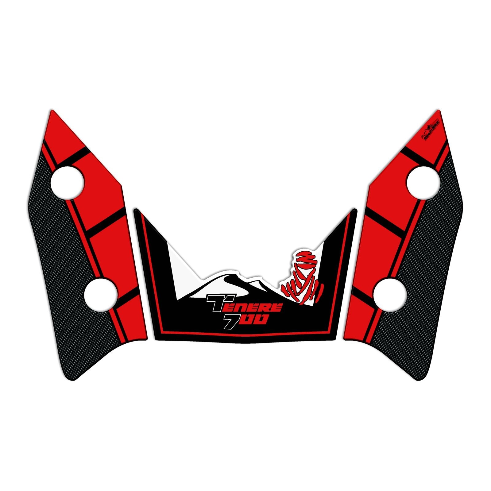 Resin Bike 3D Motorcycle Stickers - Windshield | Yamaha Tenere 700 2019>2020 RB-B41343N0 -   Pyramid Motorcycle Accessories