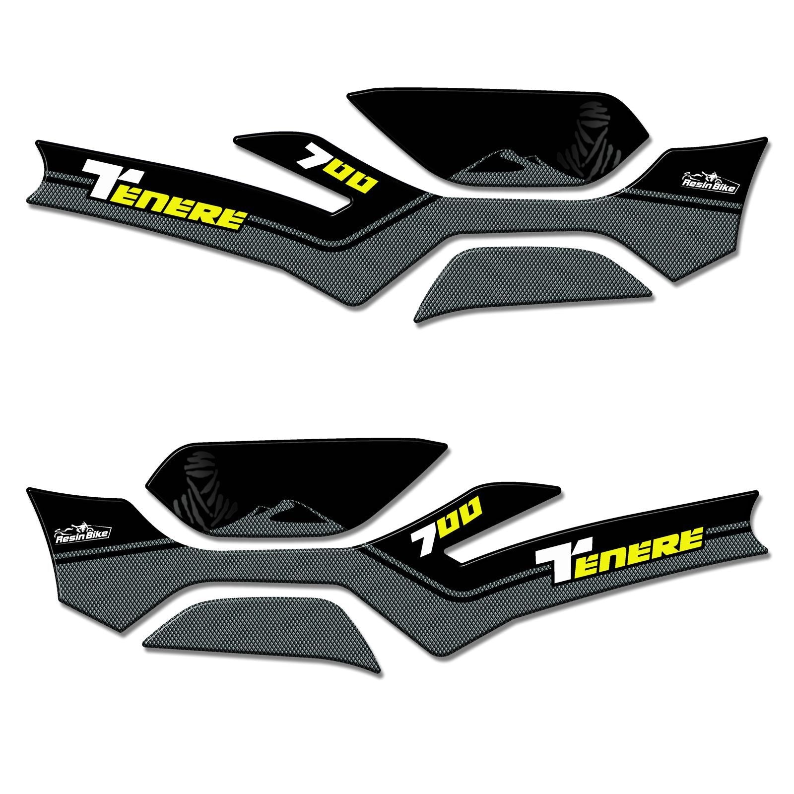 Resin Bike 3D Motorcycle Stickers - Handguards | Yamaha Tenere 700 2019>2020  RB-B37427N6 -   Pyramid Motorcycle Accessories