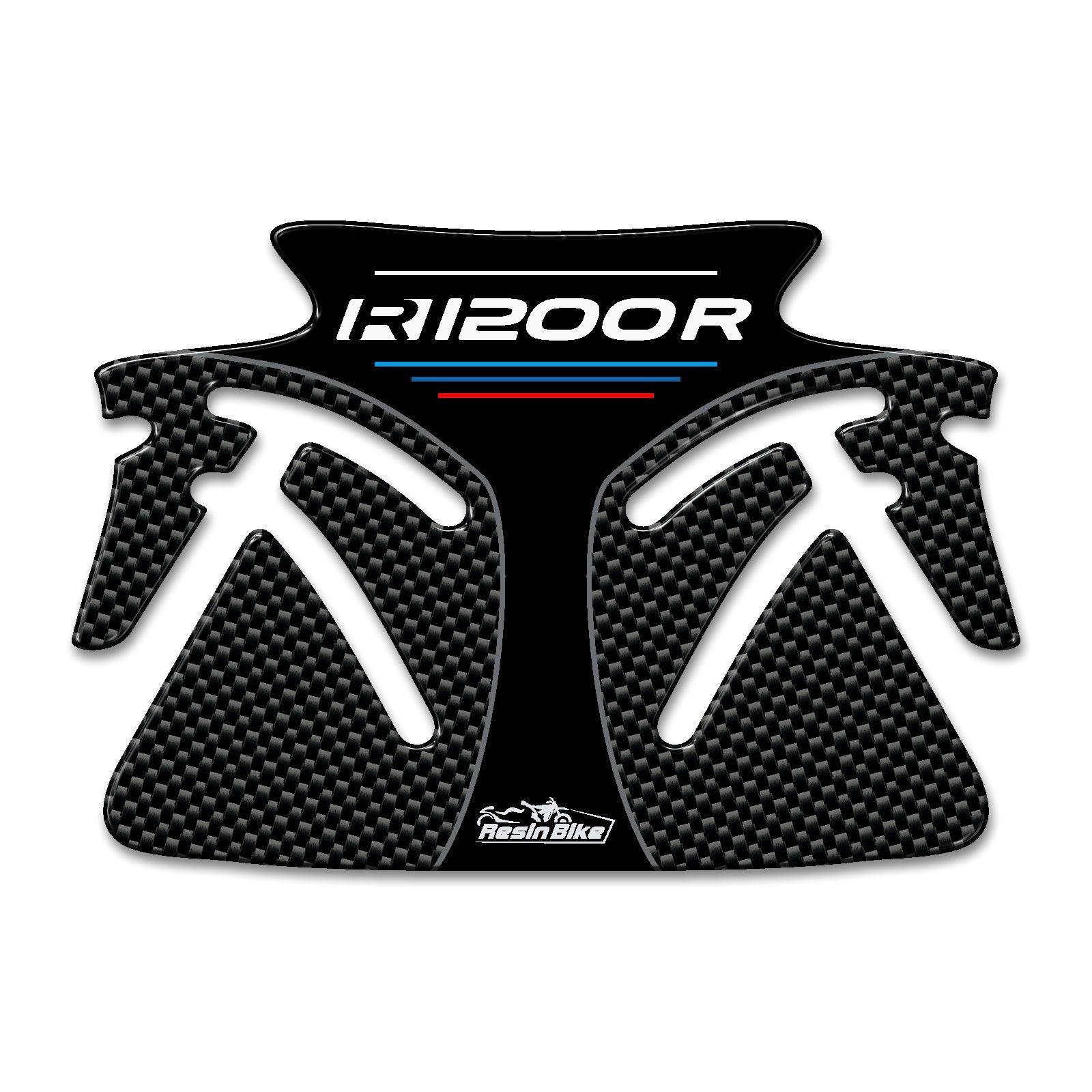 Resin Bike 3D Motorcycle Stickers - Tank Pad | BMW R 1200 R 2011>2014 -   Pyramid Motorcycle Accessories