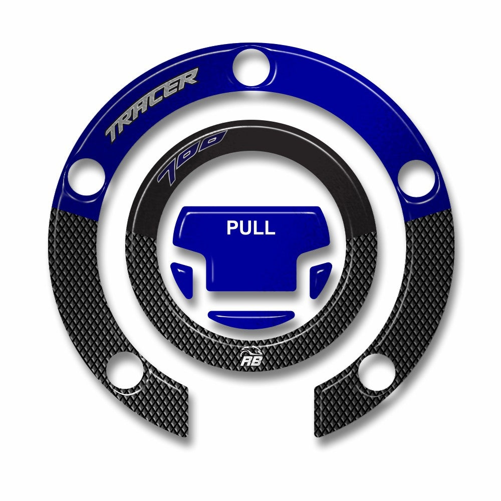 Resin Bike 3D Motorcycle Stickers - Fuel Cap | Yamaha Tracer 700 2016>Current -   Pyramid Motorcycle Accessories