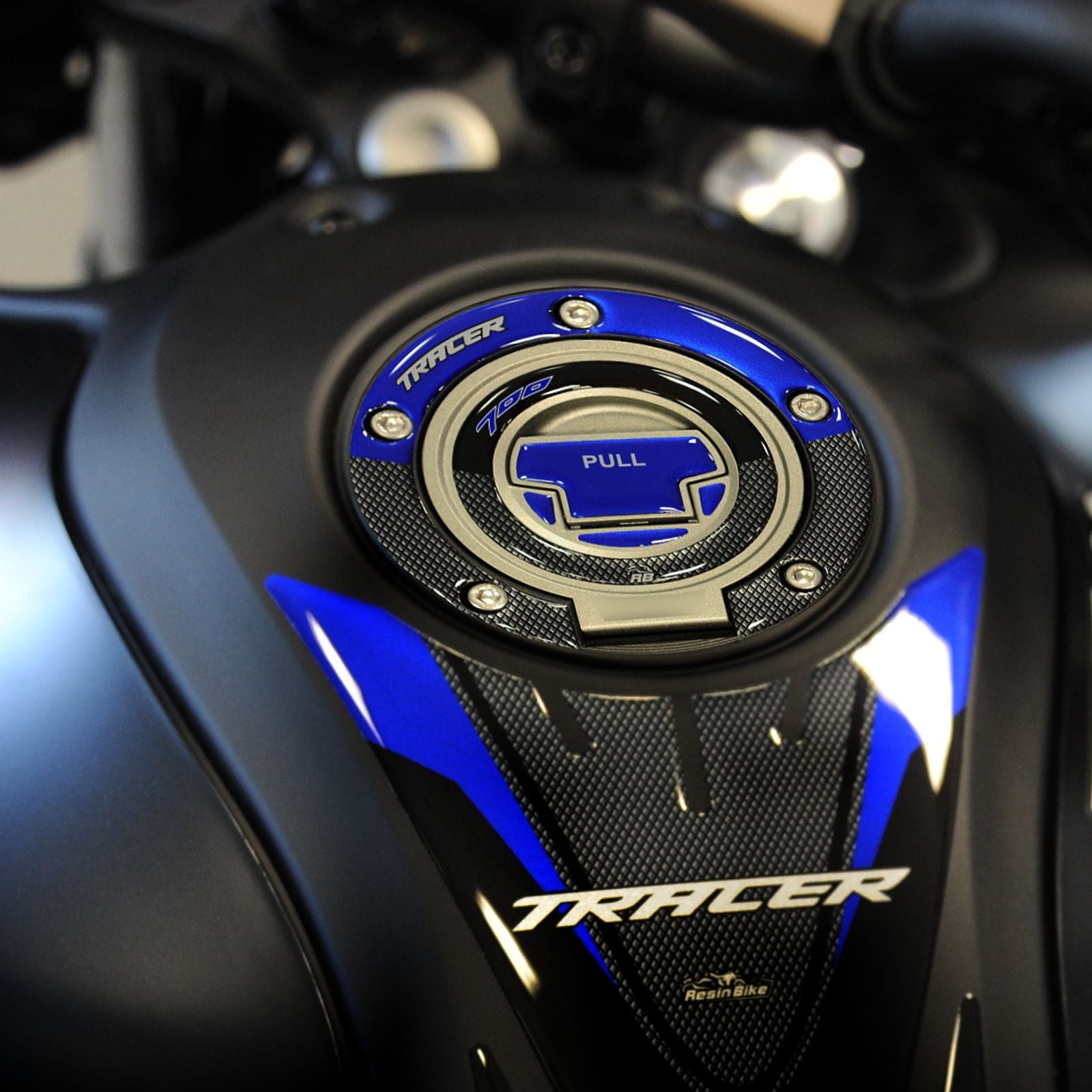 Resin Bike 3D Motorcycle Stickers - Fuel Cap | Yamaha Tracer 700 2016>Current -   Pyramid Motorcycle Accessories