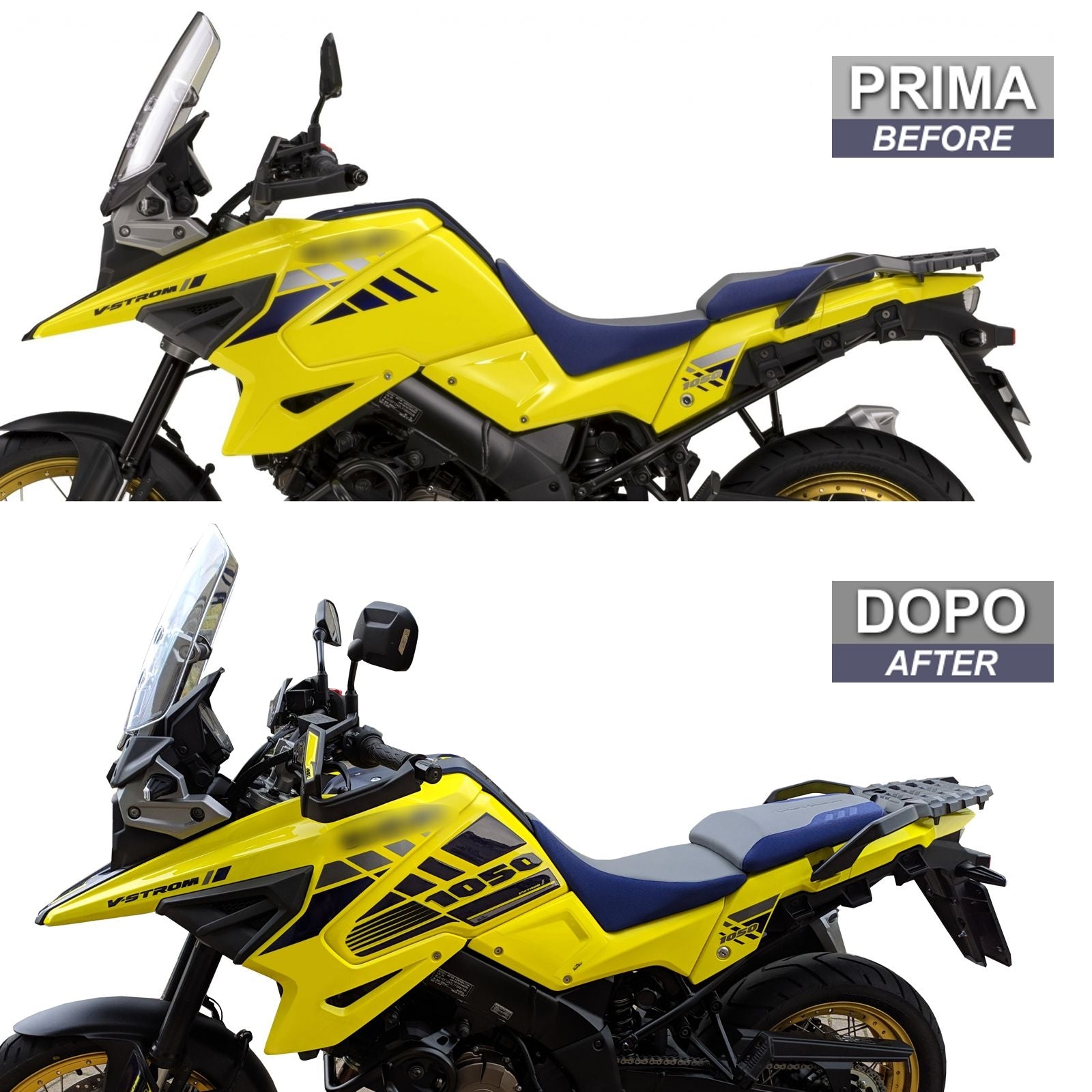 Resin Bike 3D Motorcycle Stickers - Tank Sides | Suzuki V-Strom 1050 / 1050XT 2020>2023 RB-1000138800007 -   Pyramid Motorcycle Accessories