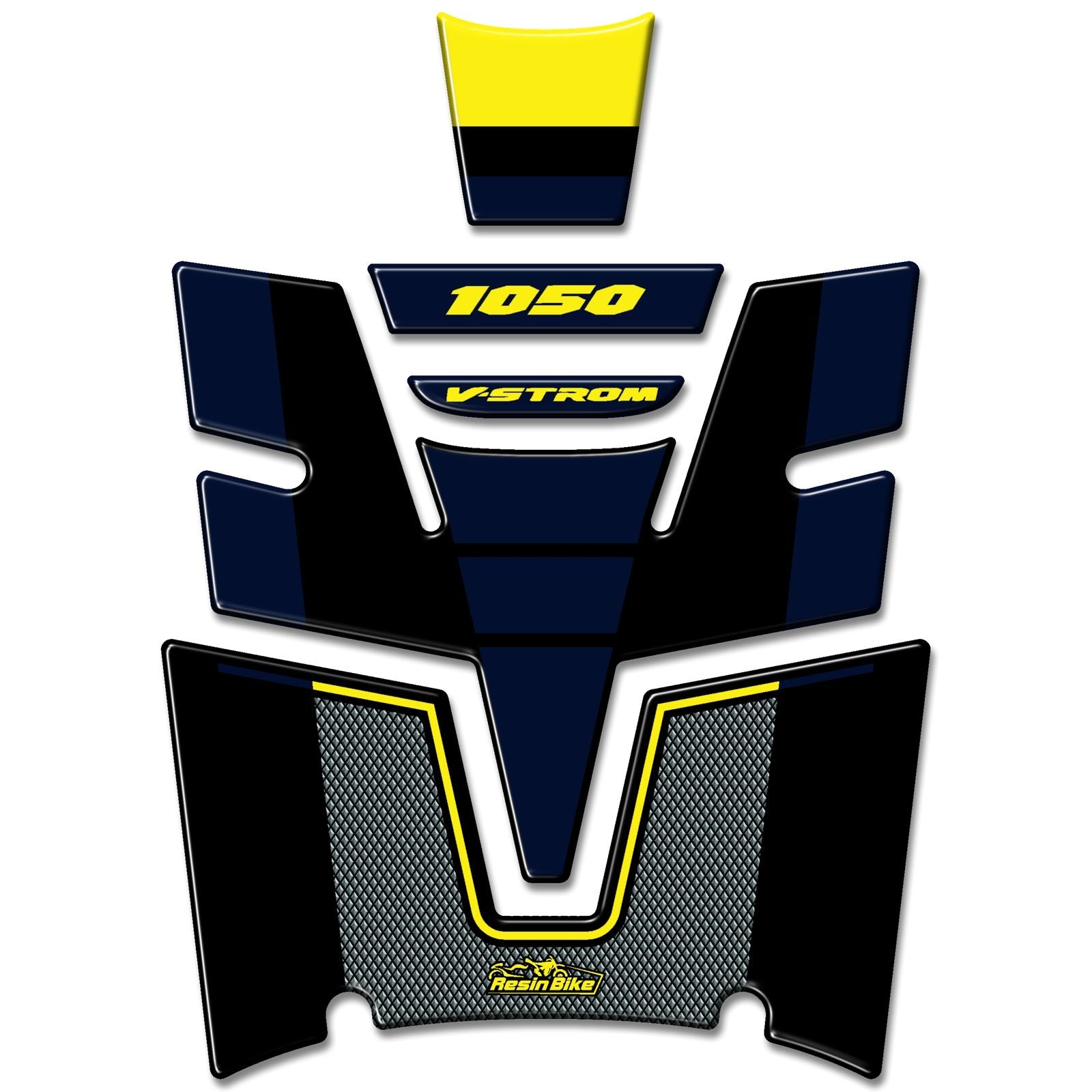 Resin Bike 3D Motorcycle Stickers - Tank Pad | Suzuki V-Strom 1050 / 1050XT 2020>2023 RB-1000139200004 -   Pyramid Motorcycle Accessories