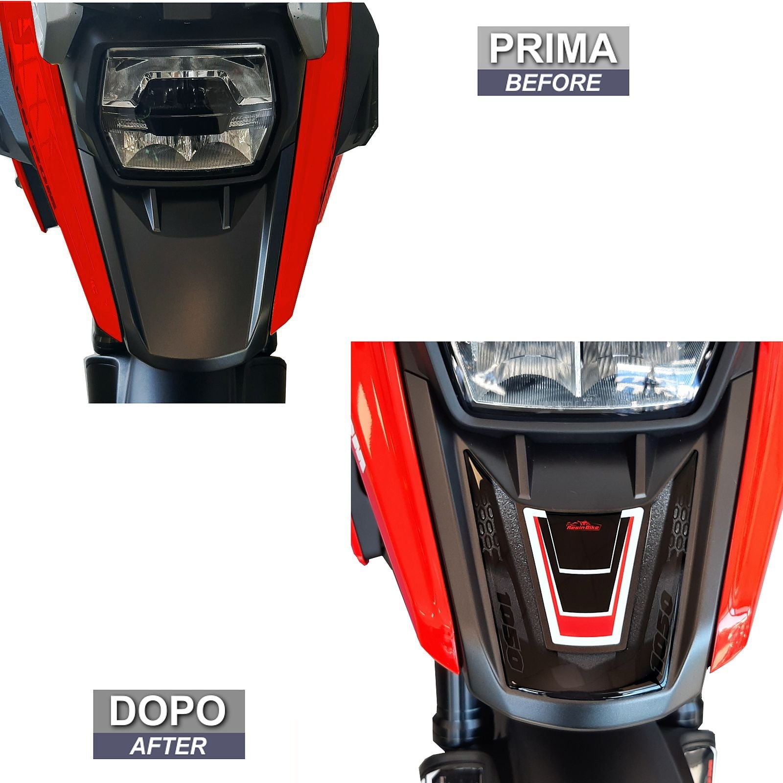 Resin Bike 3D Motorcycle Stickers - Beak | Suzuki V-Strom 1050 / 1050XT 2020>2023 RB-1000140100003 -   Pyramid Motorcycle Accessories