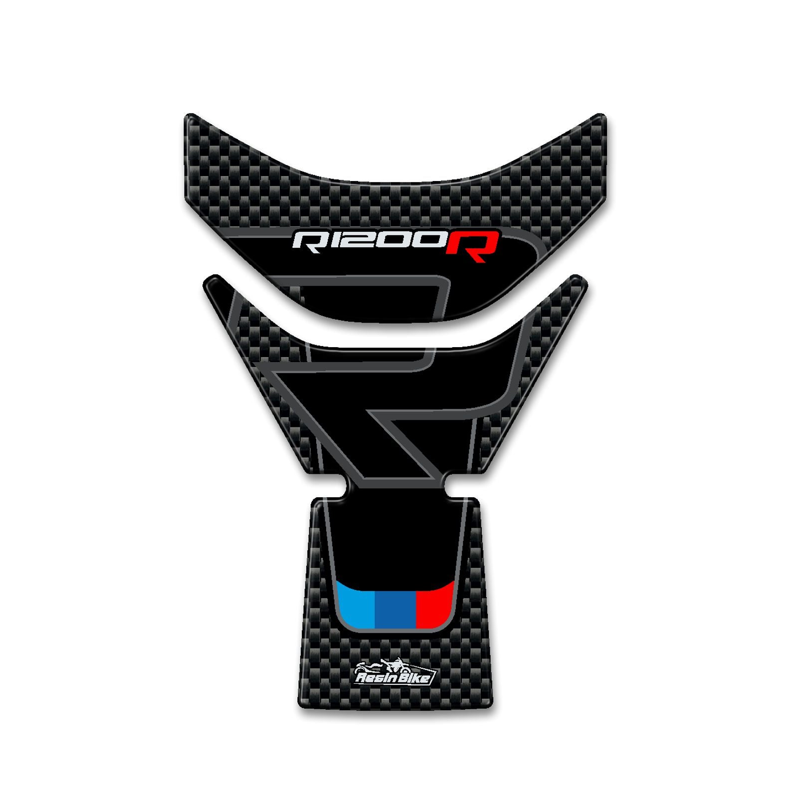 Resin Bike 3D Motorcycle Stickers - Tank Pad | BMW R 1200 R 2015>2016 -   Pyramid Motorcycle Accessories