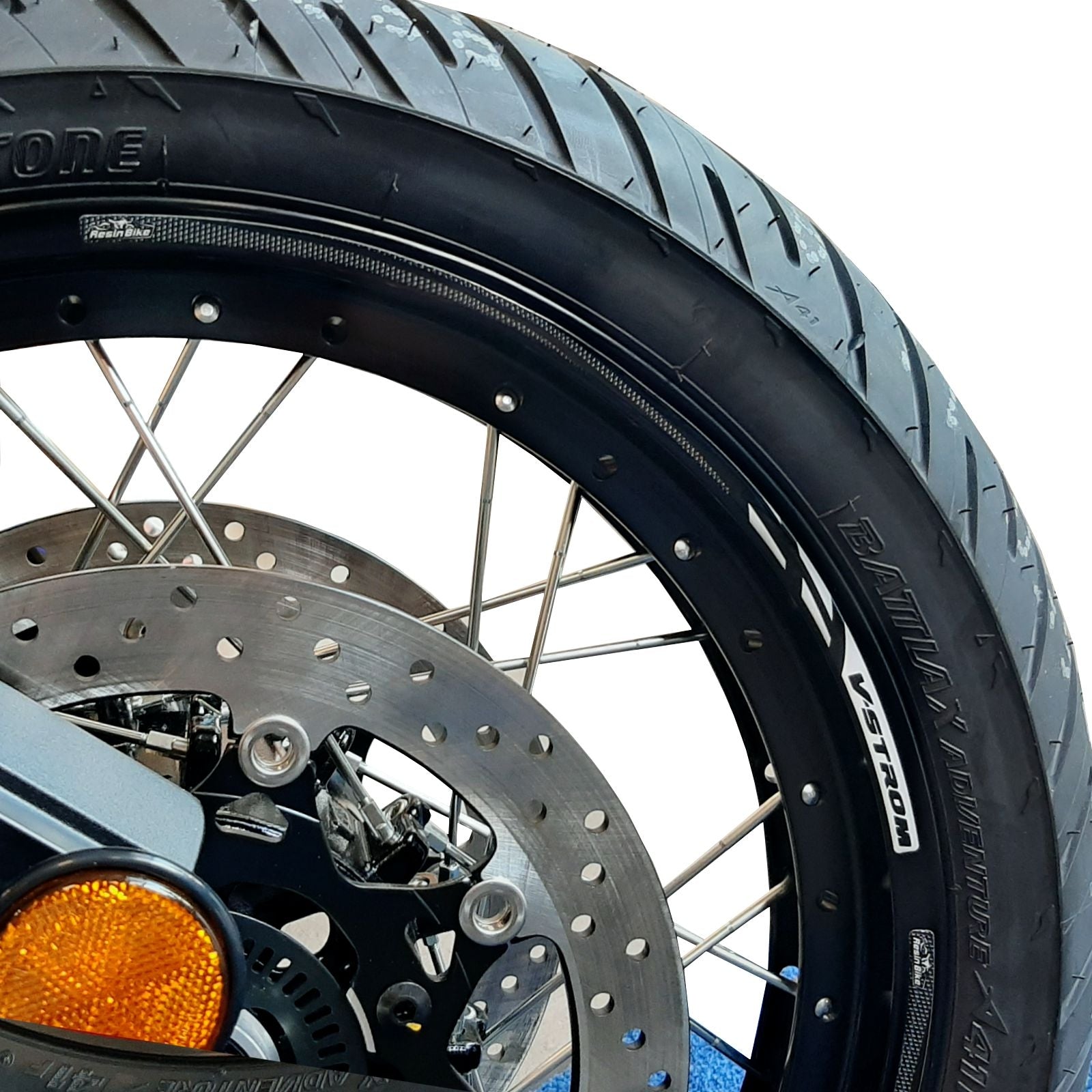 Resin Bike 3D Motorcycle Stickers - Wheels| Suzuki V-Strom 1050 / 1050XT 2020>2023RB-1000140900009 -   Pyramid Motorcycle Accessories