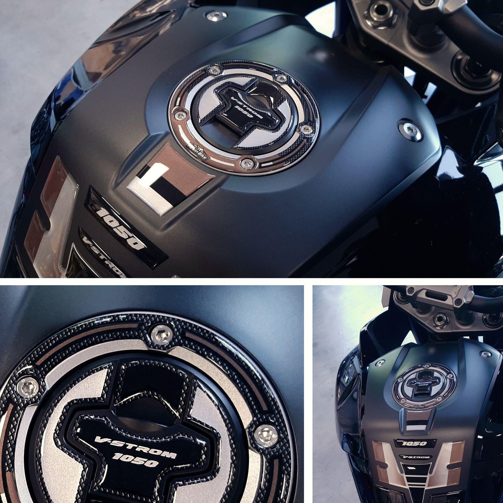 Resin Bike 3D Motorcycle Stickers - Fuel Cap | Suzuki V-Strom 1050 / 1050XT 2020>2023 RB-1000141500000 -   Pyramid Motorcycle Accessories