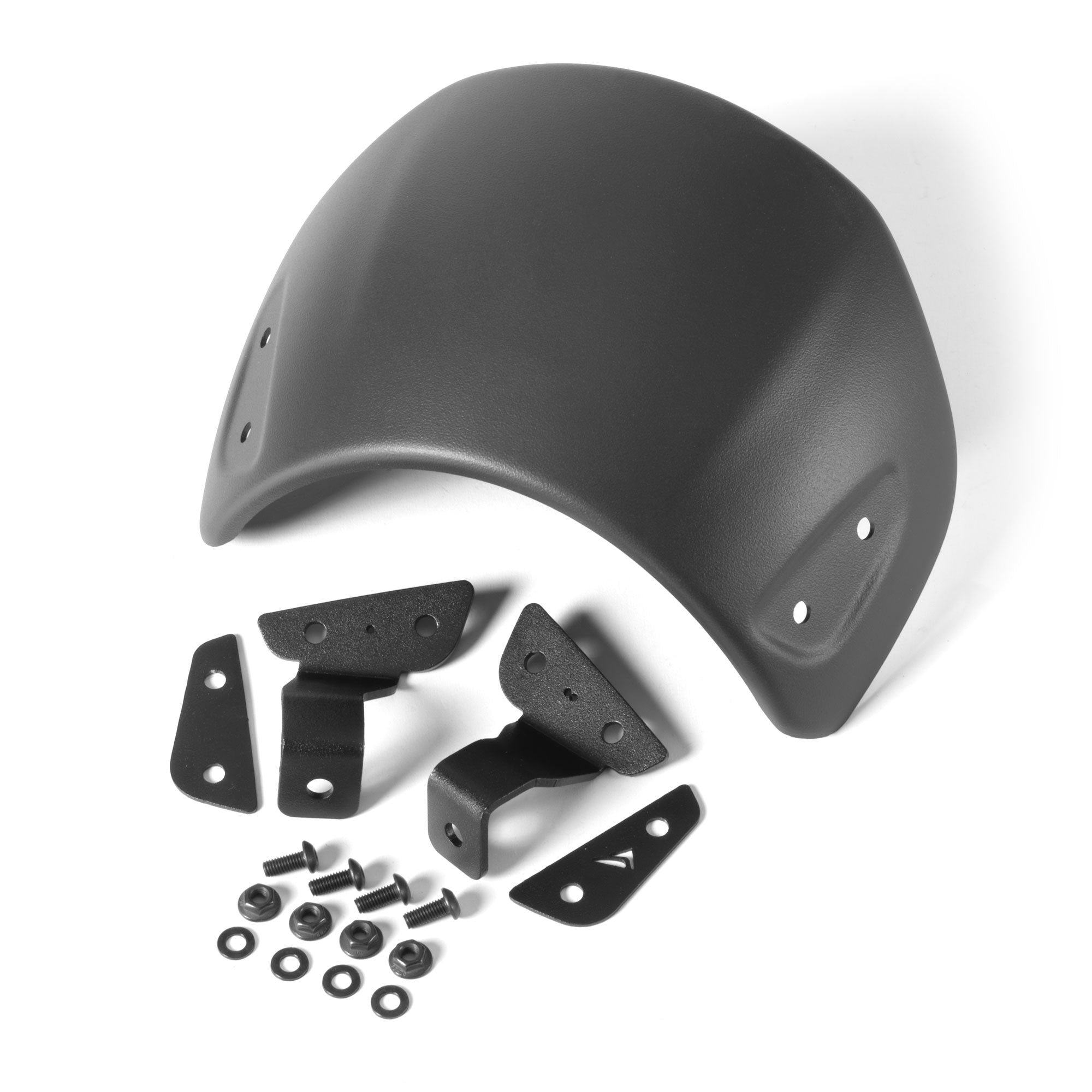 Pyramid Fly Screen | Matte Black | BSA Bantam 350 2025>Current -   Pyramid Motorcycle Accessories