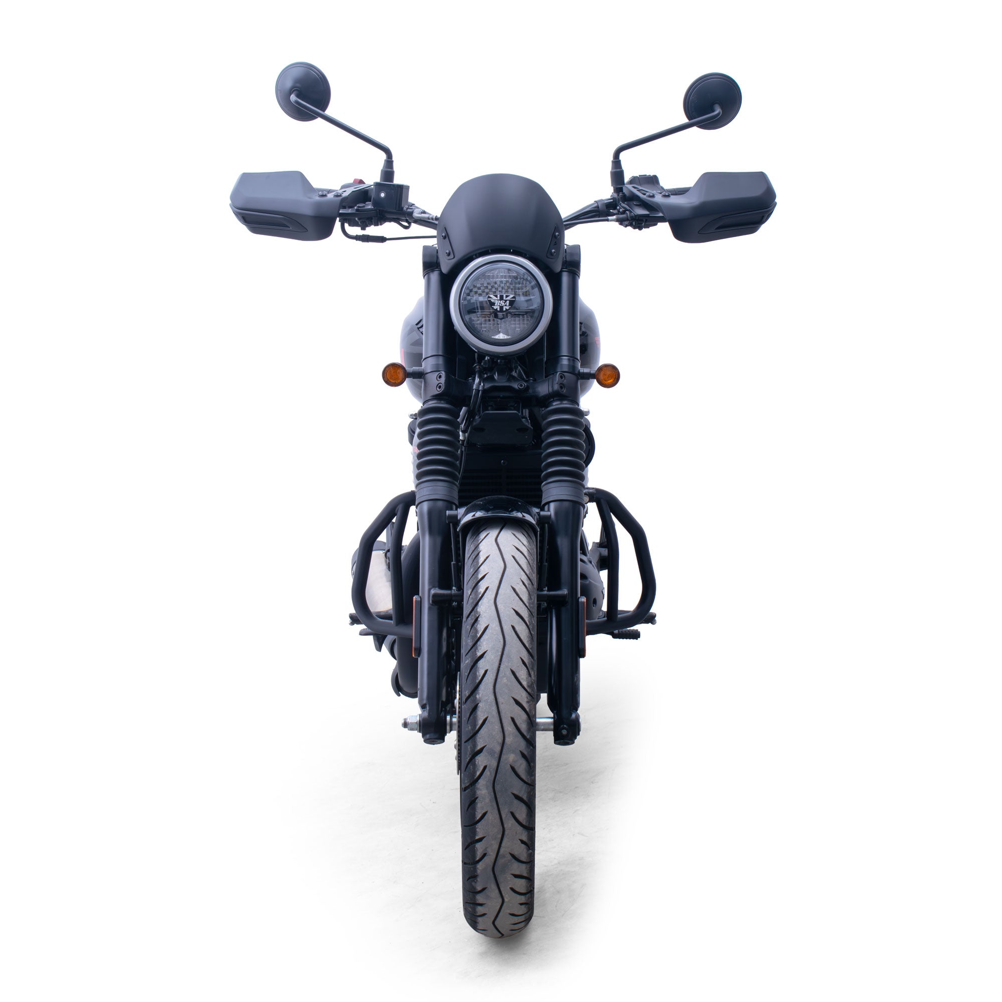Pyramid Fly Screen | Matte Black | BSA Bantam 350 2025>Current -   Pyramid Motorcycle Accessories