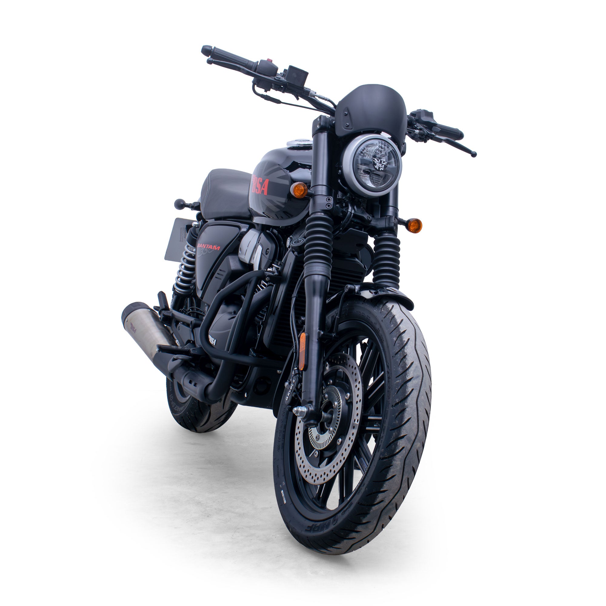 Pyramid Fly Screen | Matte Black | BSA Bantam 350 2025>Current -   Pyramid Motorcycle Accessories