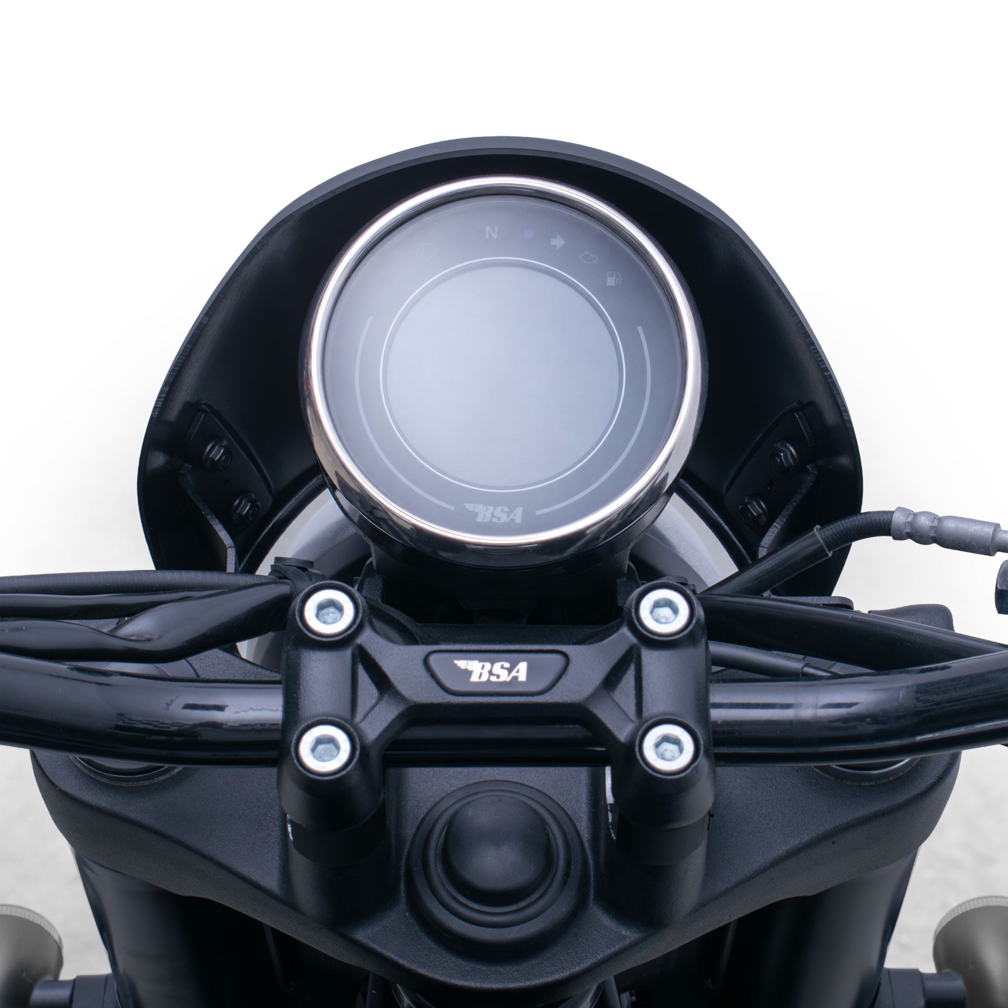 Pyramid Fly Screen | Matte Black | BSA Bantam 350 2025>Current -   Pyramid Motorcycle Accessories