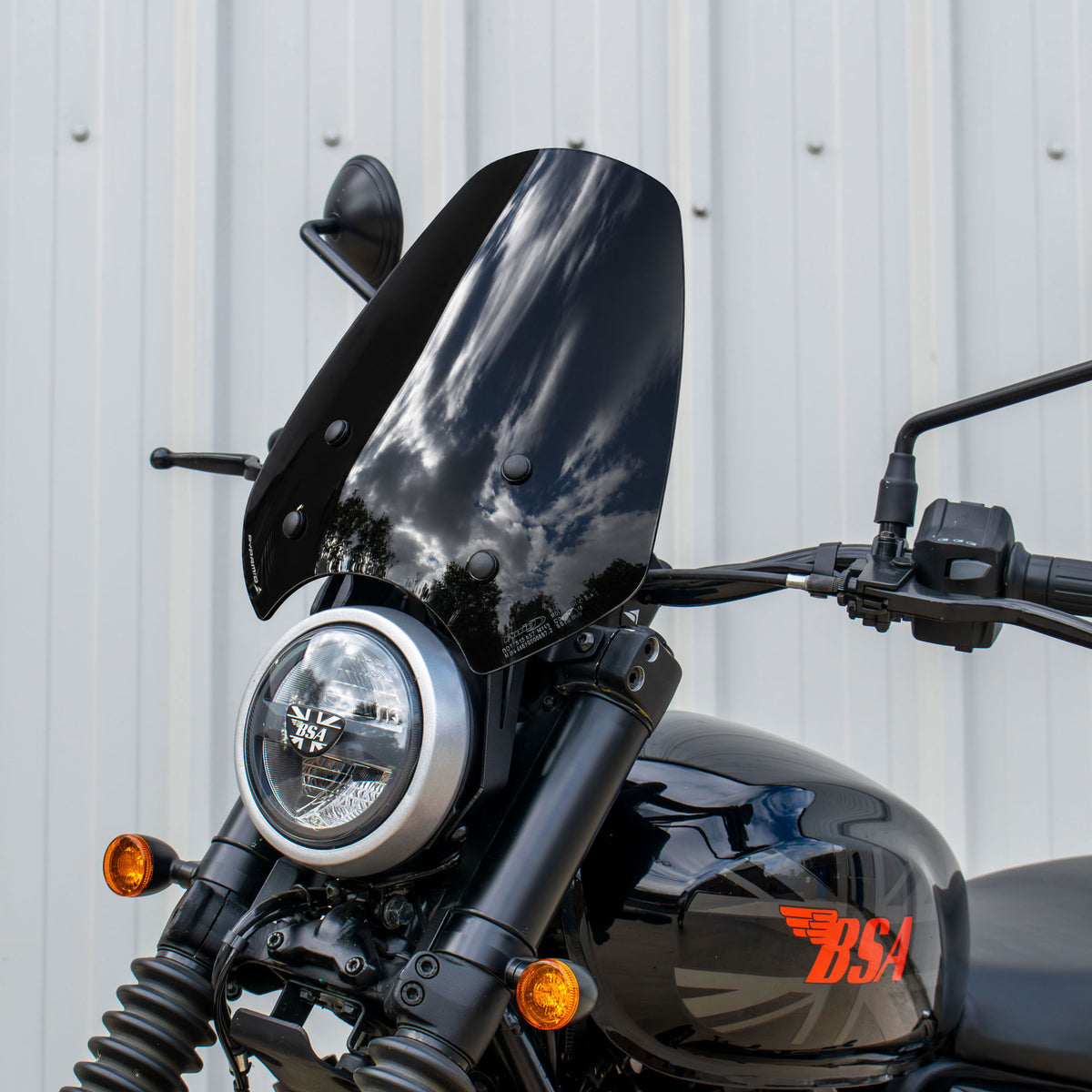 Pyramid Touring Screen | Gloss Black (Opaque) | BSA Bantam 350 2025>Current