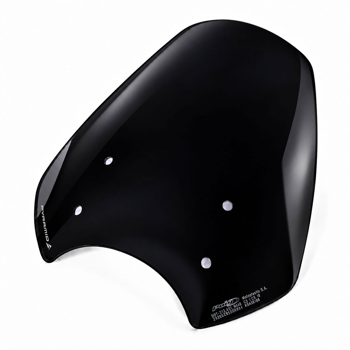 Pyramid Touring Screen | Gloss Black (Opaque) | BSA Bantam 350 2025>Current