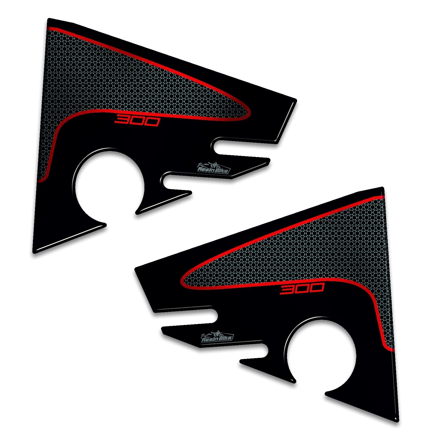 Resin Bike 3D Motorcycle Stickers - Side Panels | Kymco X-Town 300i 2020>Current -   Pyramid Motorcycle Accessories