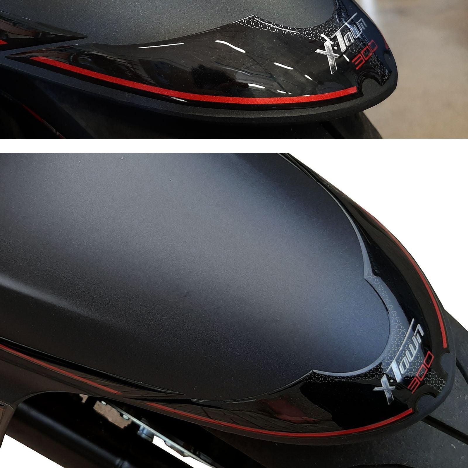 Resin Bike 3D Motorcycle Stickers - Front Fender | Kymco X-Town 300i 2020>Current -   Pyramid Motorcycle Accessories
