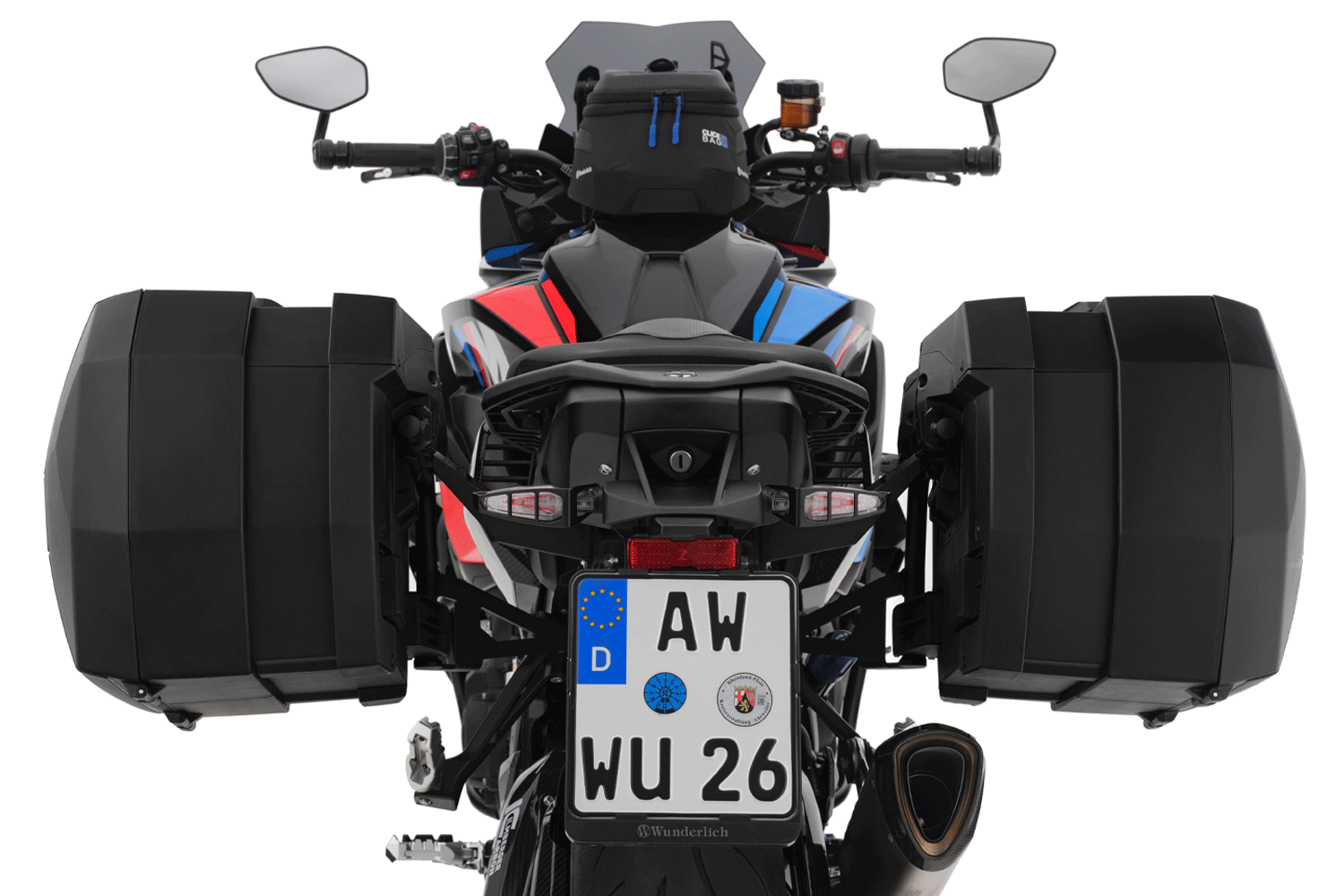 Wunderlich Vario X-Case with X-Rack Light | BMW M 1000 XR -   Pyramid Motorcycle Accessories