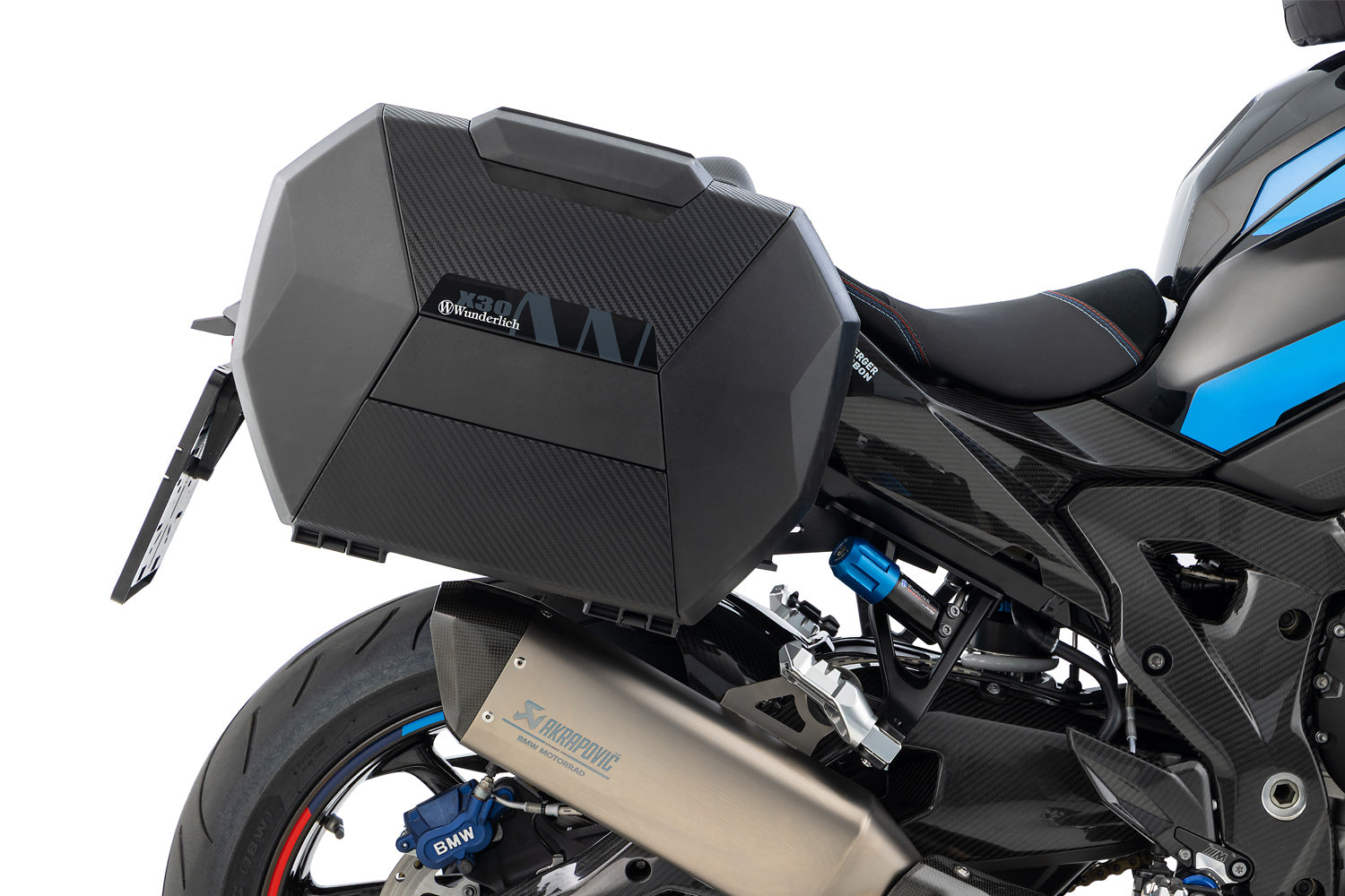 Wunderlich X30 Panniers with X-Rack Light Mounts | Carbon Optic | BMW M 1000 XR 2024>2026 -   Pyramid Motorcycle Accessories