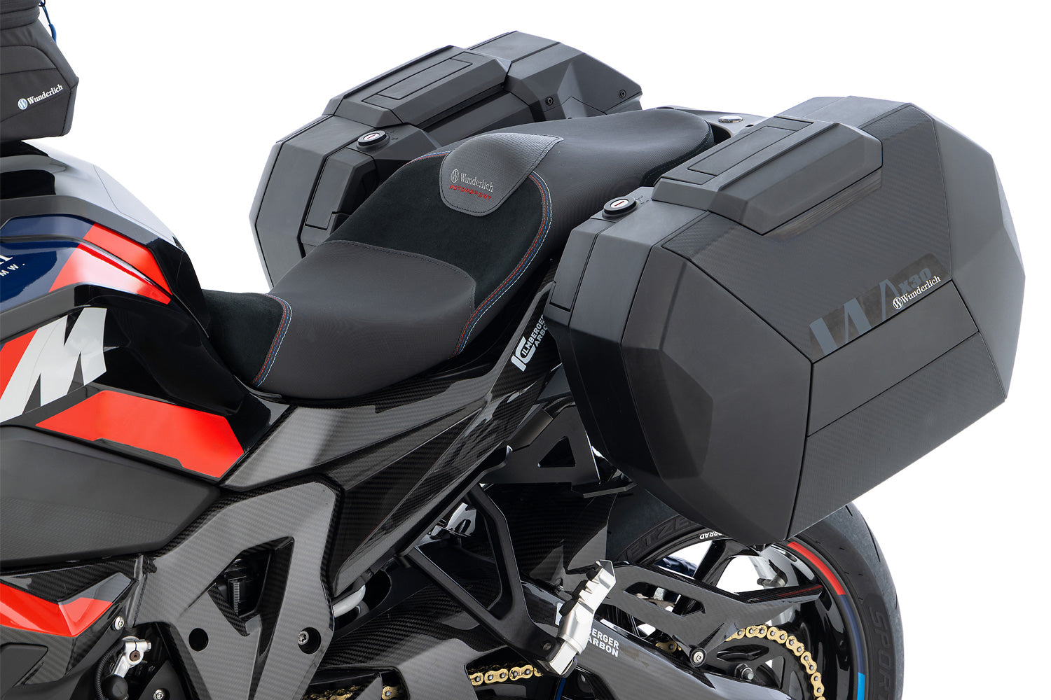 Wunderlich X30 Panniers with X-Rack Light Mounts | Carbon Optic | BMW M 1000 XR 2024>2026 -   Pyramid Motorcycle Accessories