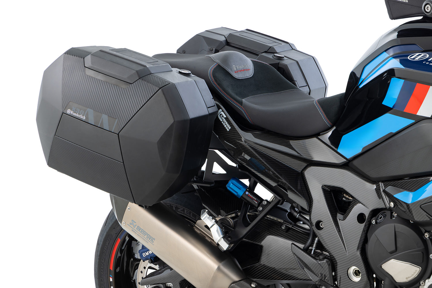 Wunderlich X30 Panniers with X-Rack Light Mounts | Carbon Optic | BMW M 1000 XR 2024>2026 -   Pyramid Motorcycle Accessories