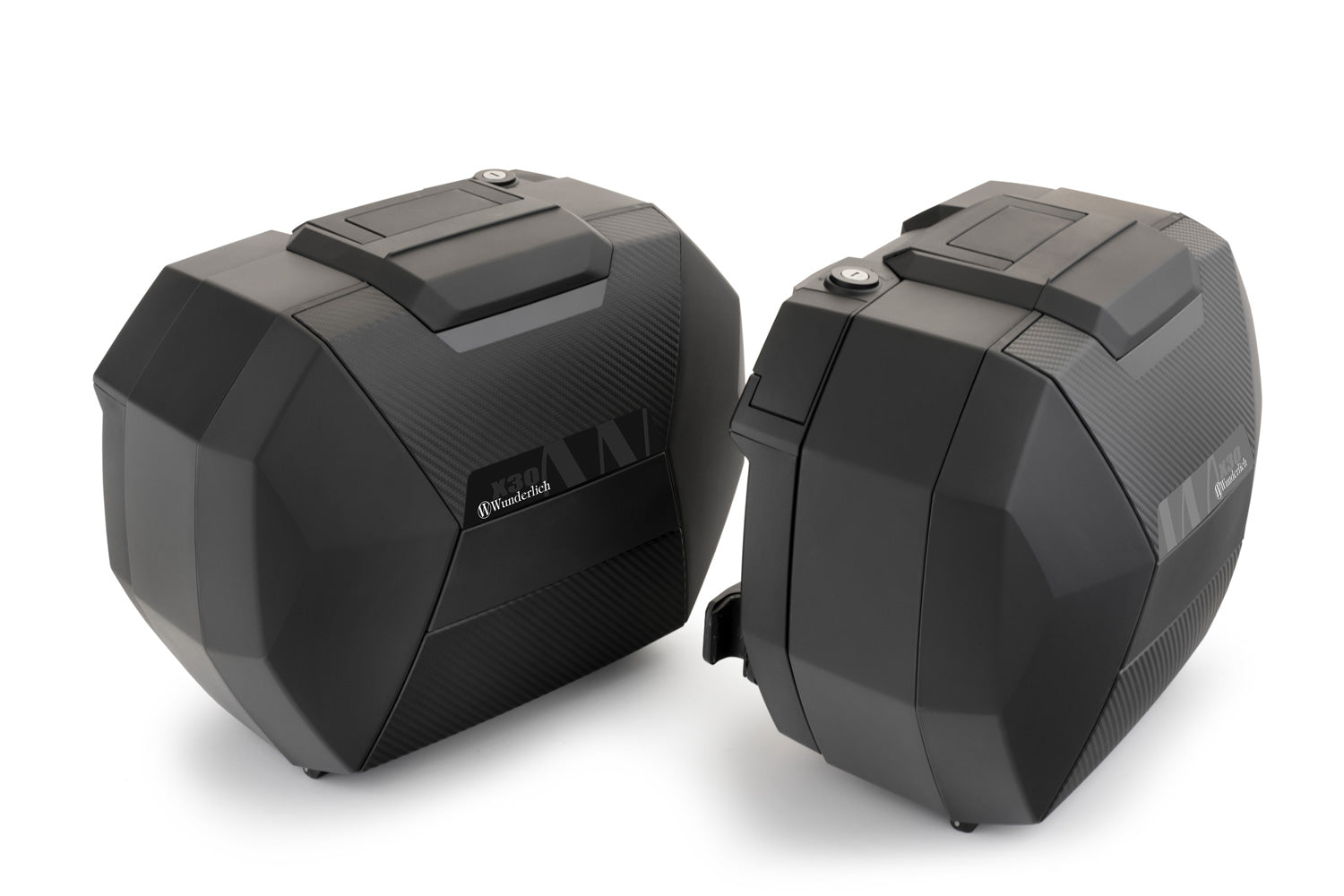 Wunderlich X30 Panniers with X-Rack Light Mounts | Carbon Optic | BMW M 1000 XR 2024>2026 -   Pyramid Motorcycle Accessories