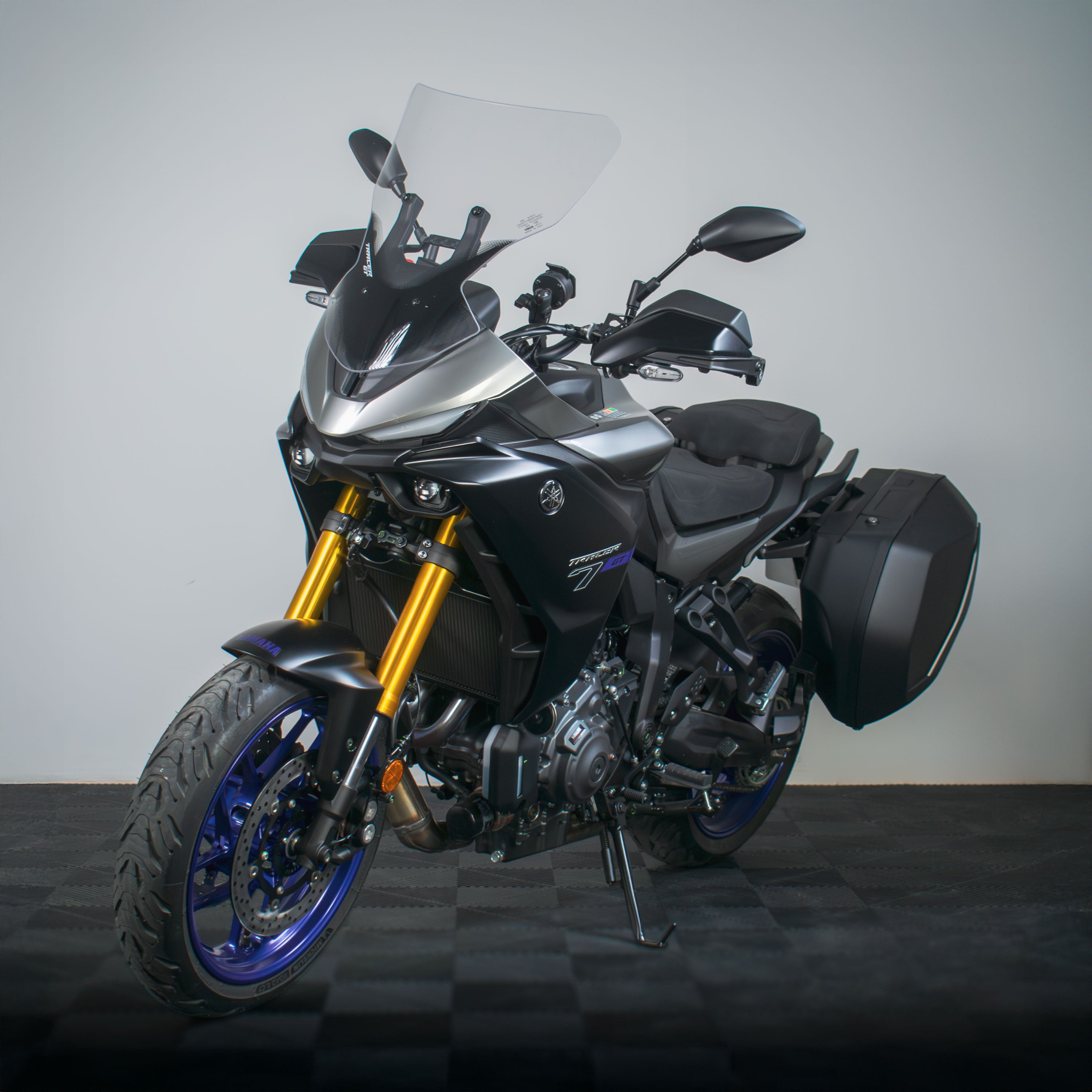 Pyramid Handguard Extensions | Matte Black | Yamaha Tracer 7 inc GT 2025>Current -   Pyramid Motorcycle Accessories
