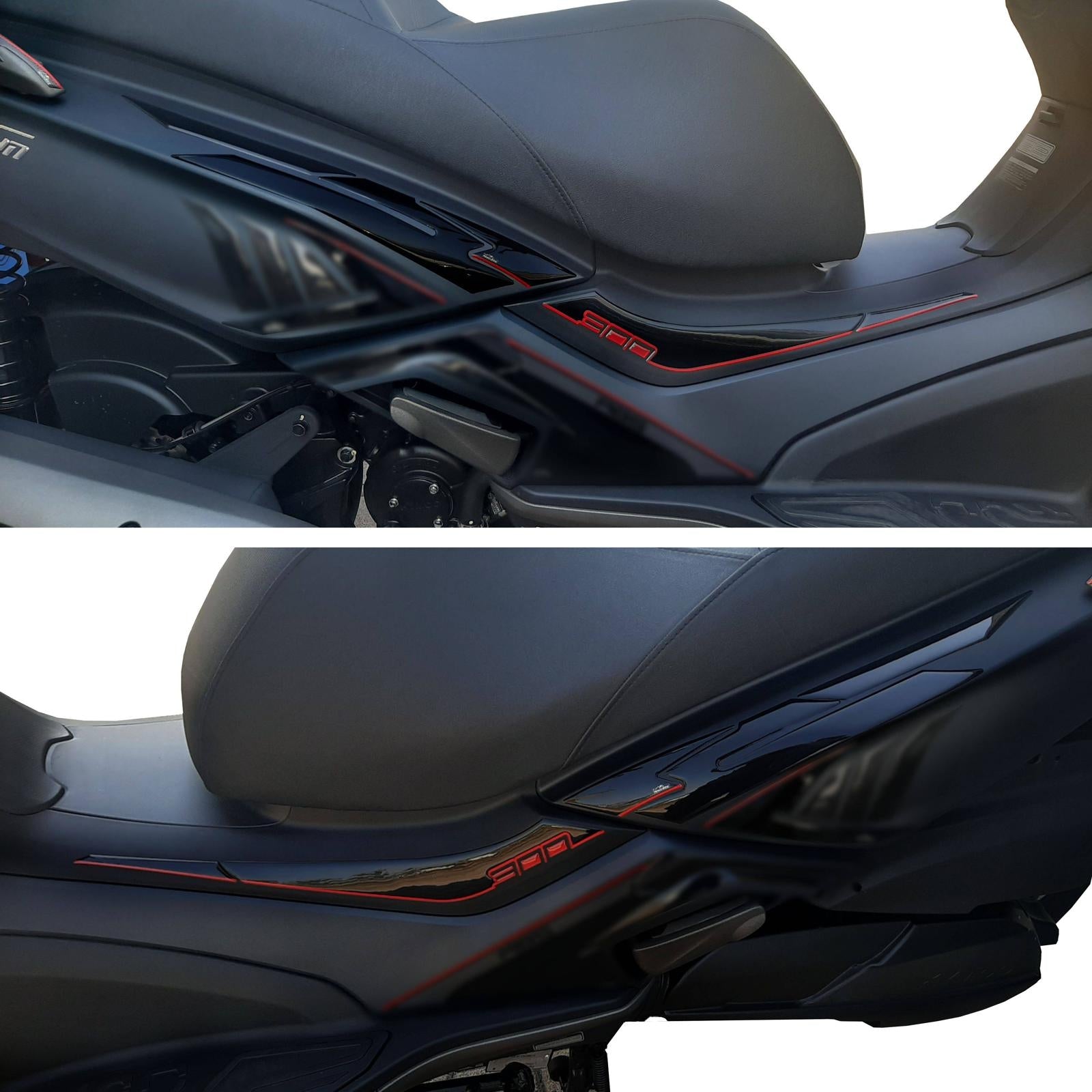 Resin Bike 3D Motorcycle Stickers - Tank Sides | Kymco X-Town 300i 2020>Current RB-1000143600005 -   Pyramid Motorcycle Accessories