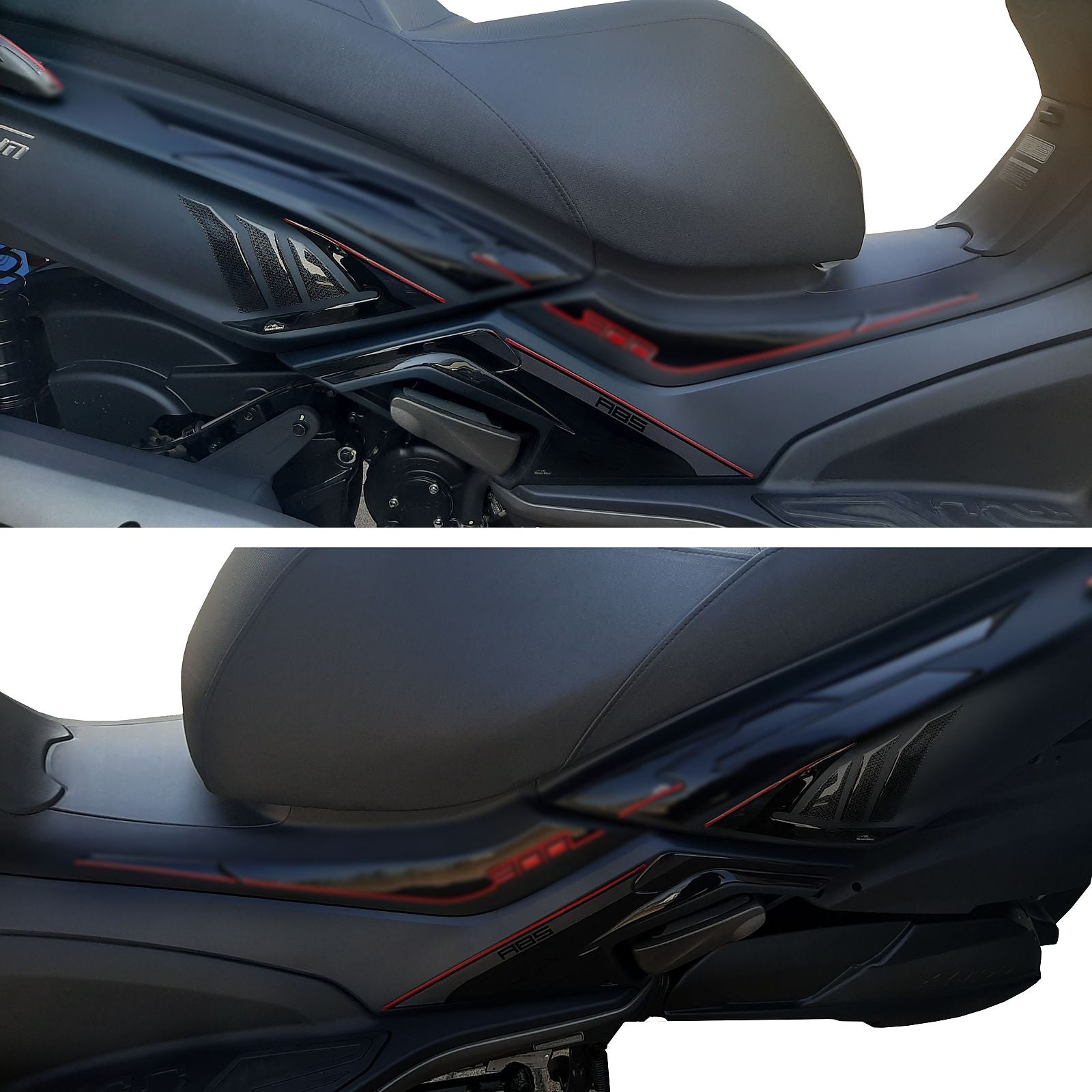 Resin Bike 3D Motorcycle Stickers - Tank Sides | Kymco X-Town 300i 2020>Current RB-1000143700002 -   Pyramid Motorcycle Accessories