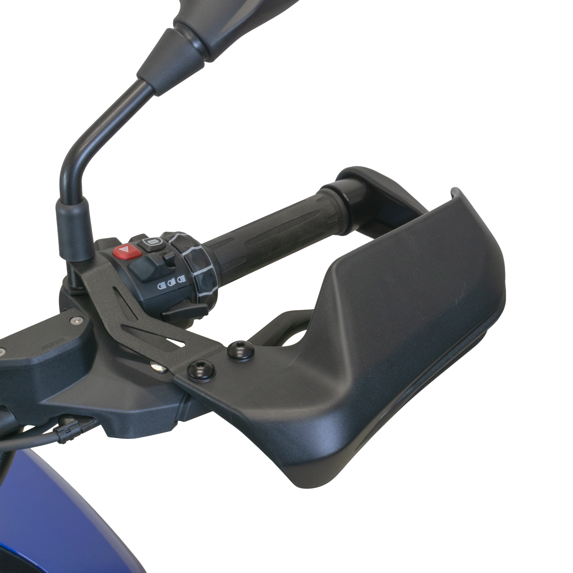 Pyramid Handguards | Matte Black | Kawasaki Versys 650 2015>Current -   Pyramid Motorcycle Accessories