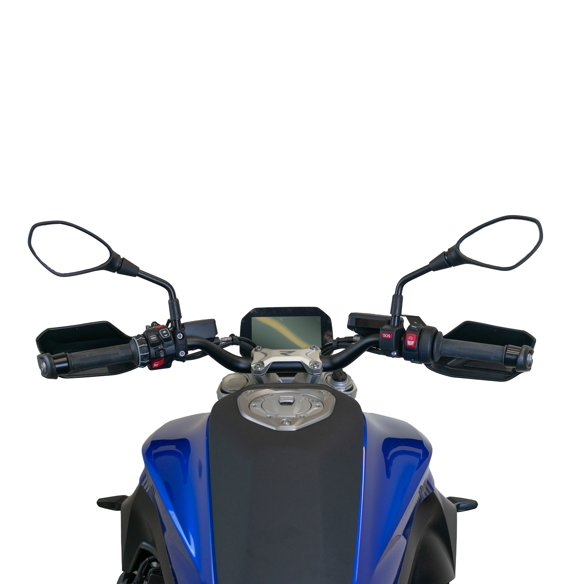 Pyramid Handguards | Matte Black | Kawasaki Versys 650 2015>Current -   Pyramid Motorcycle Accessories
