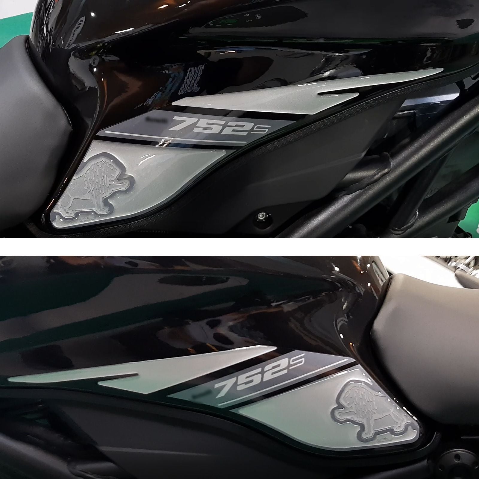 Resin Bike 3D Motorcycle Stickers - Tank Sides | Benelli 752 S 2019>2020 -   Pyramid Motorcycle Accessories