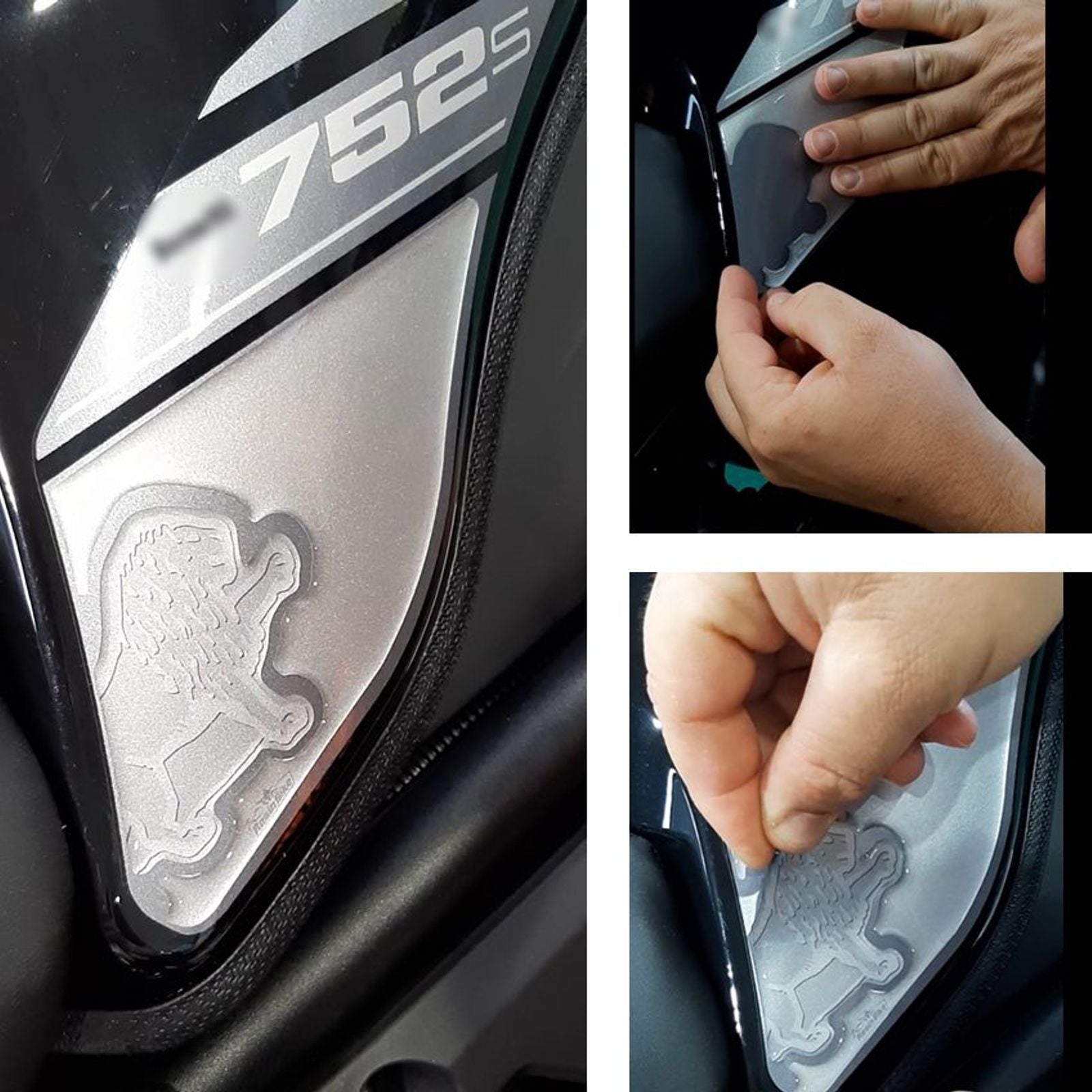 Resin Bike 3D Motorcycle Stickers - Tank Sides | Benelli 752 S 2019>2020 -   Pyramid Motorcycle Accessories