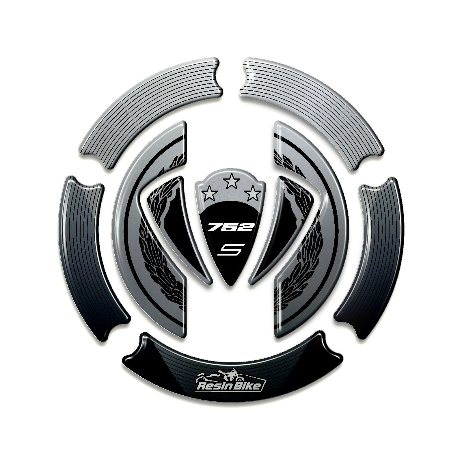 Resin Bike 3D Motorcycle Stickers - Frontal Area | Benelli 752 S 2019>2020 -   Pyramid Motorcycle Accessories