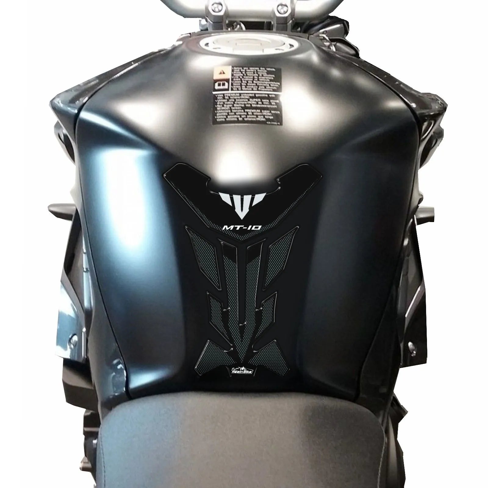Resin Bike 3D Motorcycle Stickers - Tank Pad | Yamaha MT-10 2016>2020 -   Pyramid Motorcycle Accessories