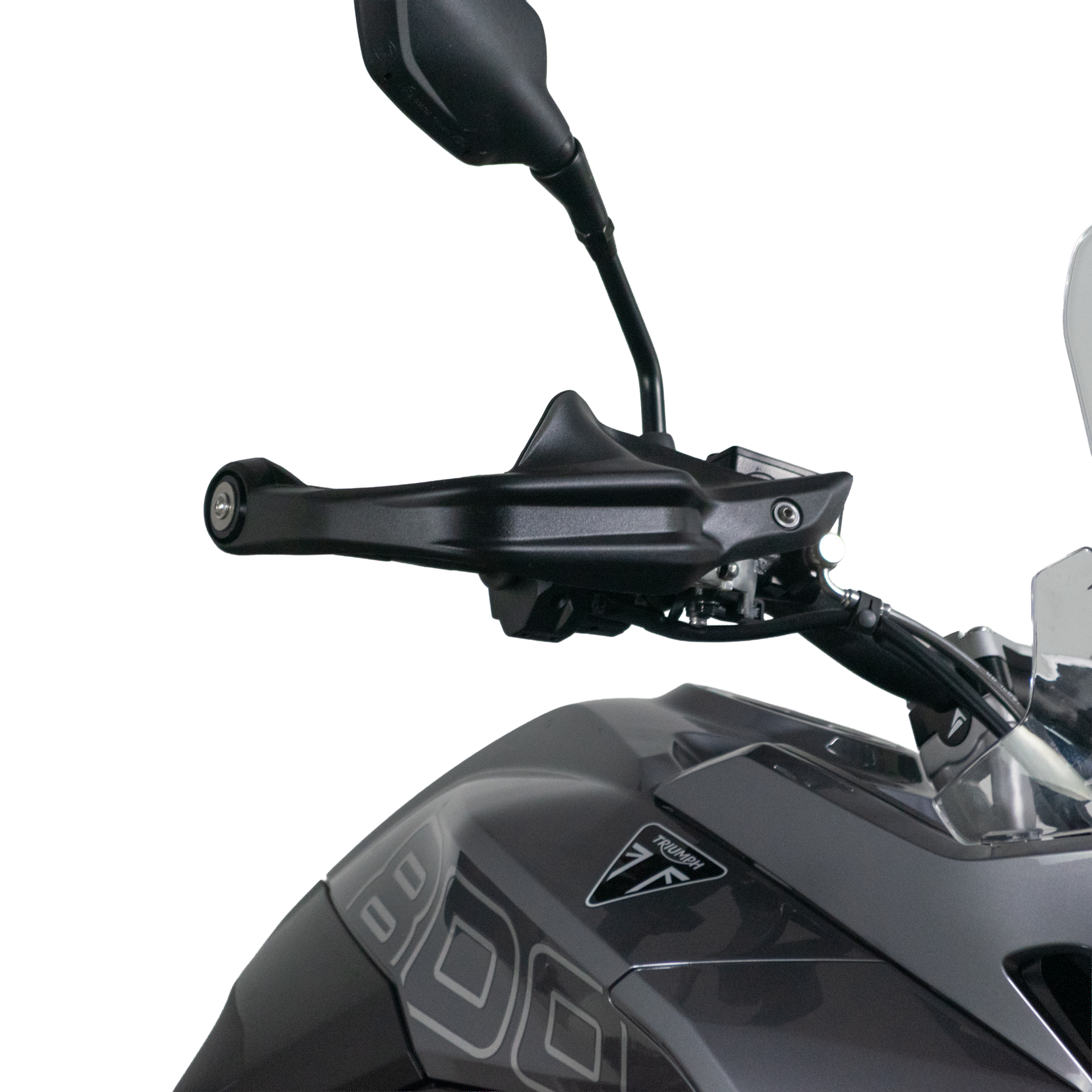 Pyramid Handguards | Matte Black | Triumph Tiger Sport 660 2022>Current -   Pyramid Motorcycle Accessories