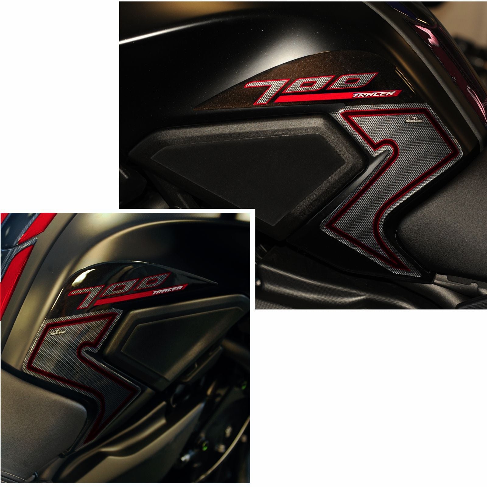 Resin Bike 3D Motorcycle Stickers - Tank Sides | Yamaha Tracer 700 2016>2020 RB-B7Z23604 -   Pyramid Motorcycle Accessories