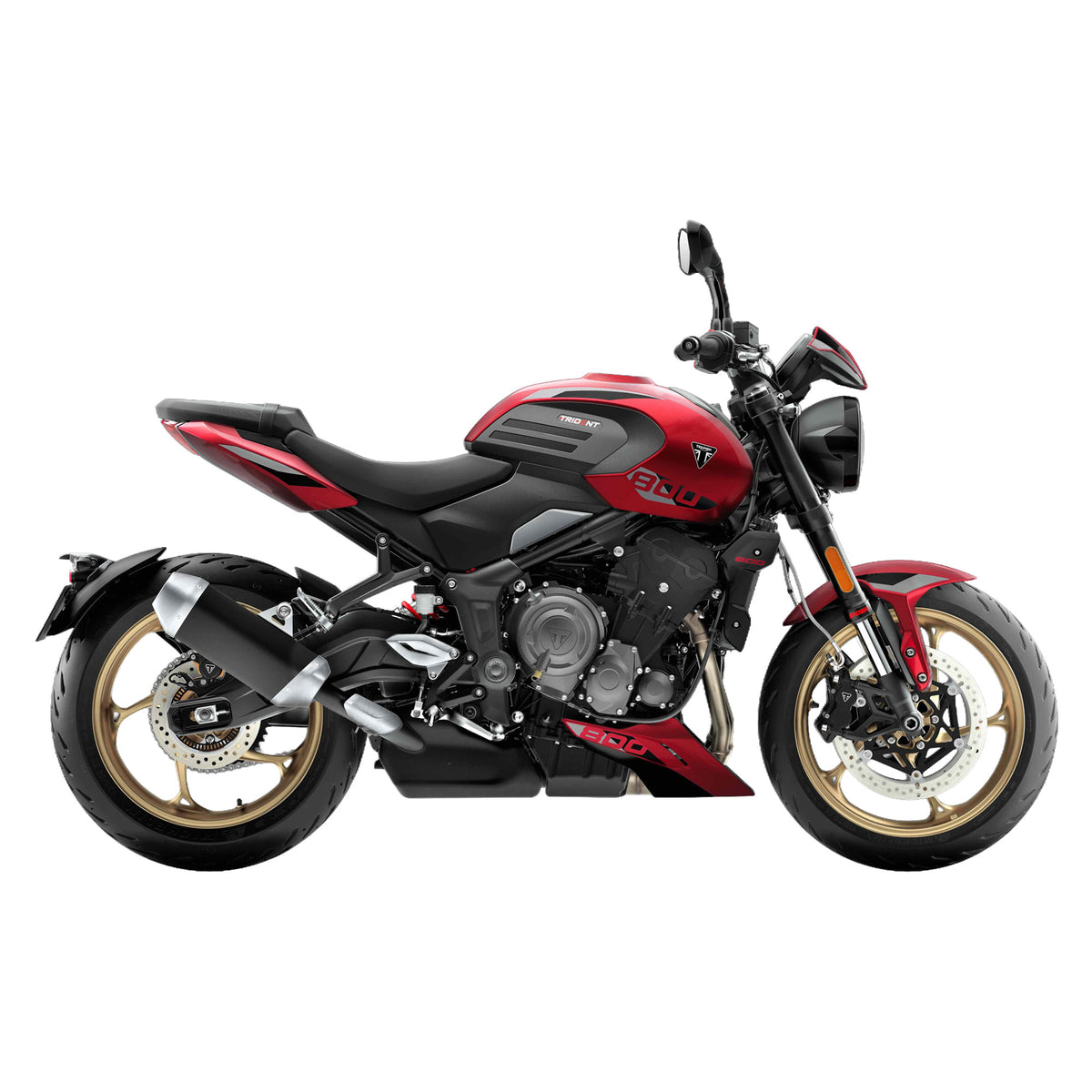 Pyramid Decals | Grey & Black Tank Decals | Triumph Trident 800 2026>Current