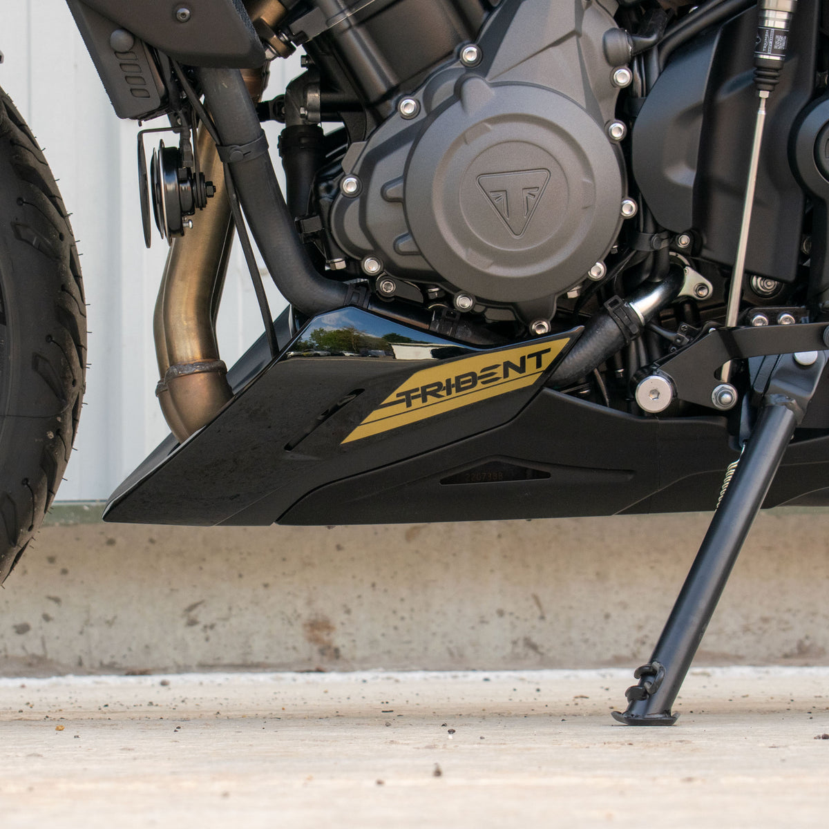 Pyramid Decals | Gold Belly Pan Decals | Triumph Trident 800 2026>Current