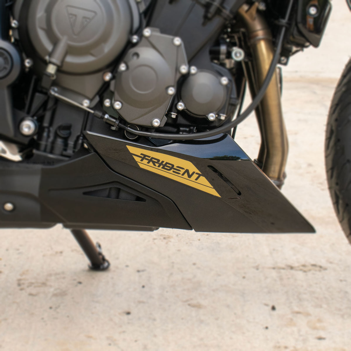 Pyramid Decals | Gold Belly Pan Decals | Triumph Trident 800 2026>Current