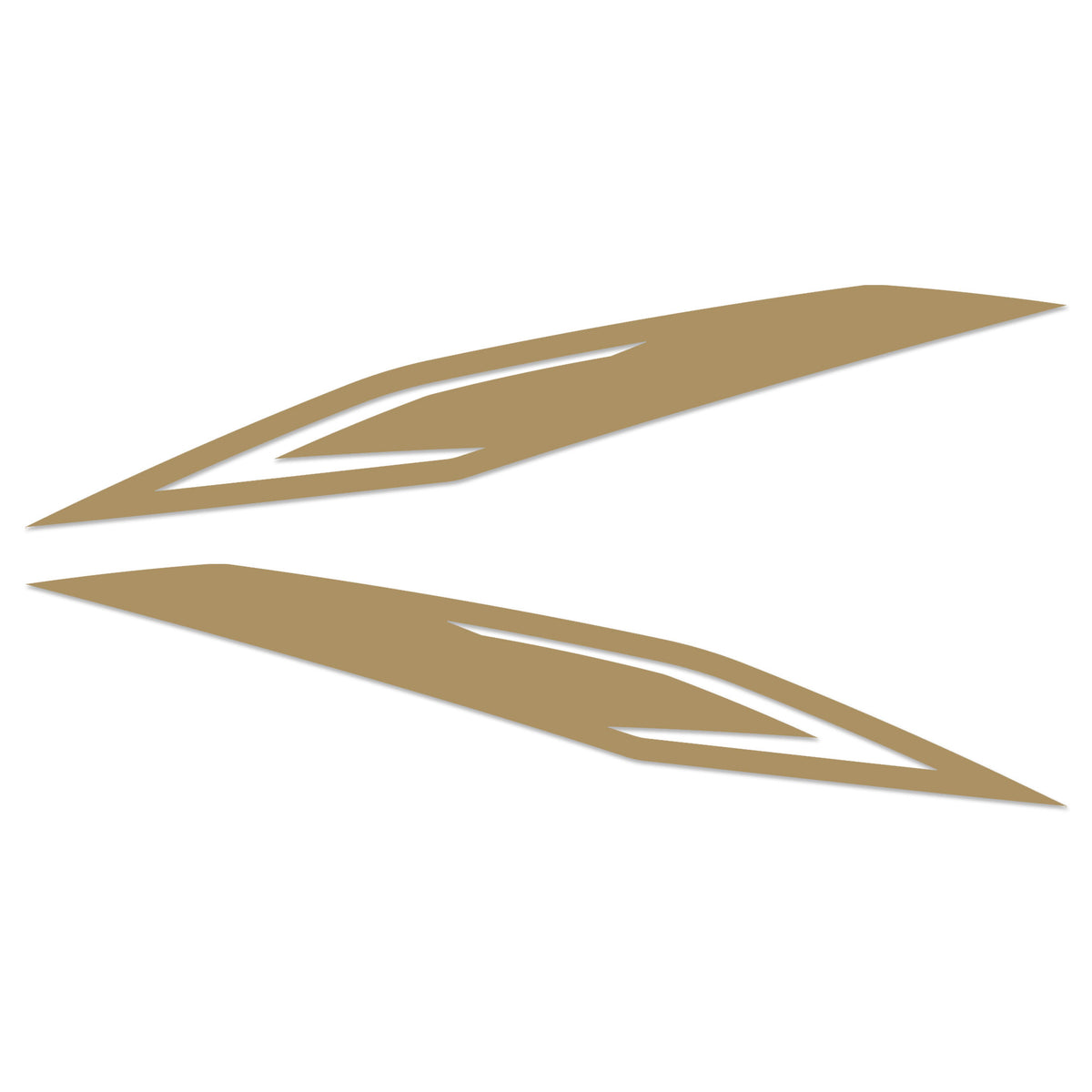 Pyramid Decals | Gold Rear Panel Decals | Triumph Trident 800 2026>Current