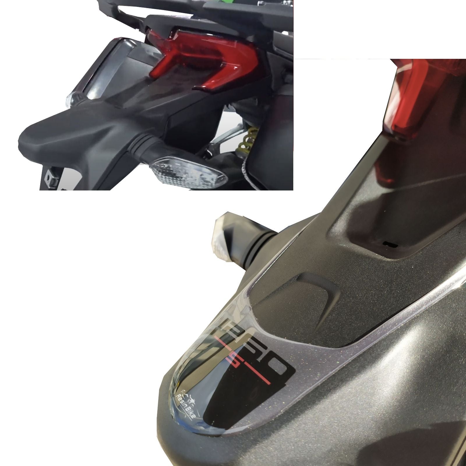 Resin Bike 3D Motorcycle Stickers - Tail Section | Ducati Multistrada 1260 S 2018>2020 -   Pyramid Motorcycle Accessories