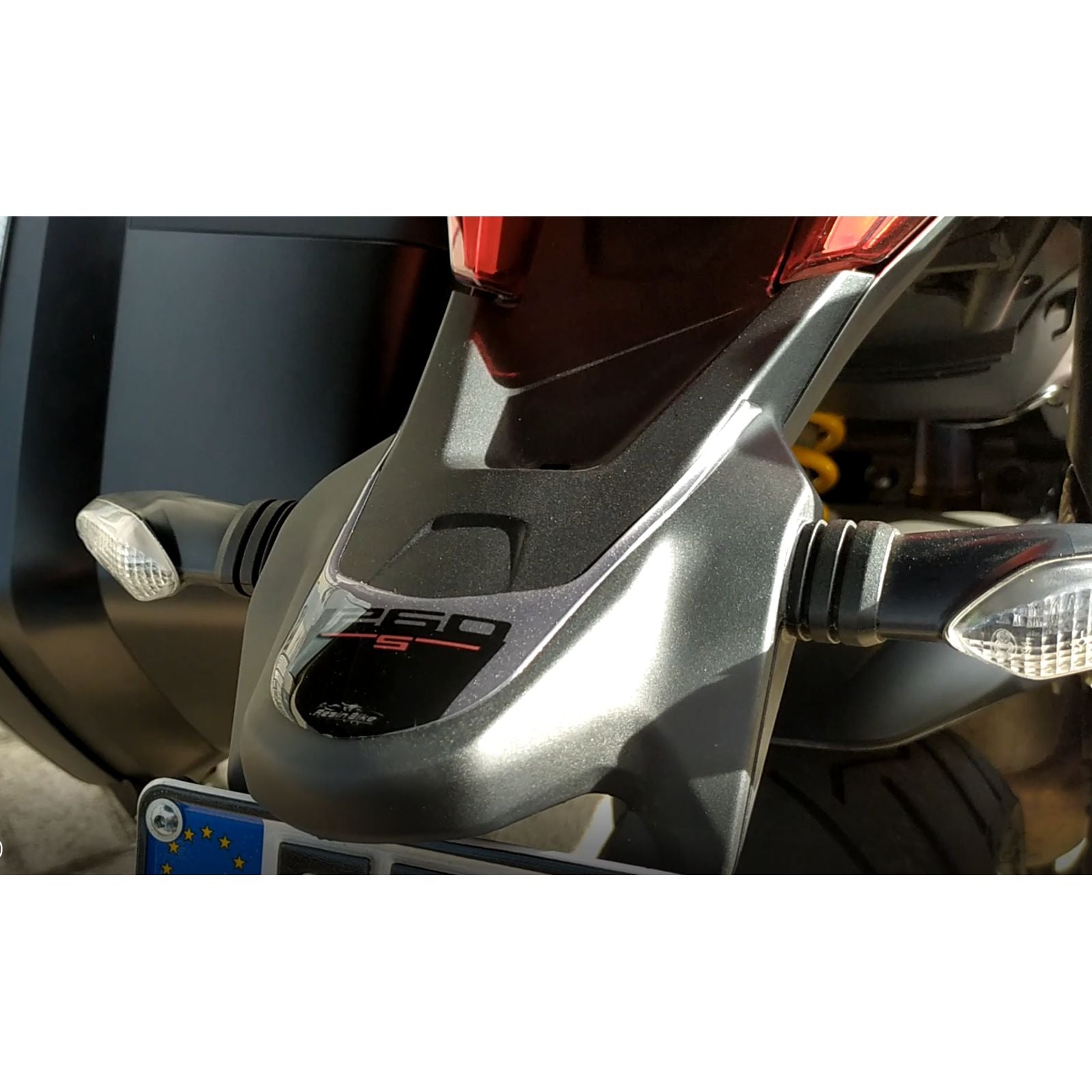 Resin Bike 3D Motorcycle Stickers - Tail Section | Ducati Multistrada 1260 S 2018>2020 -   Pyramid Motorcycle Accessories