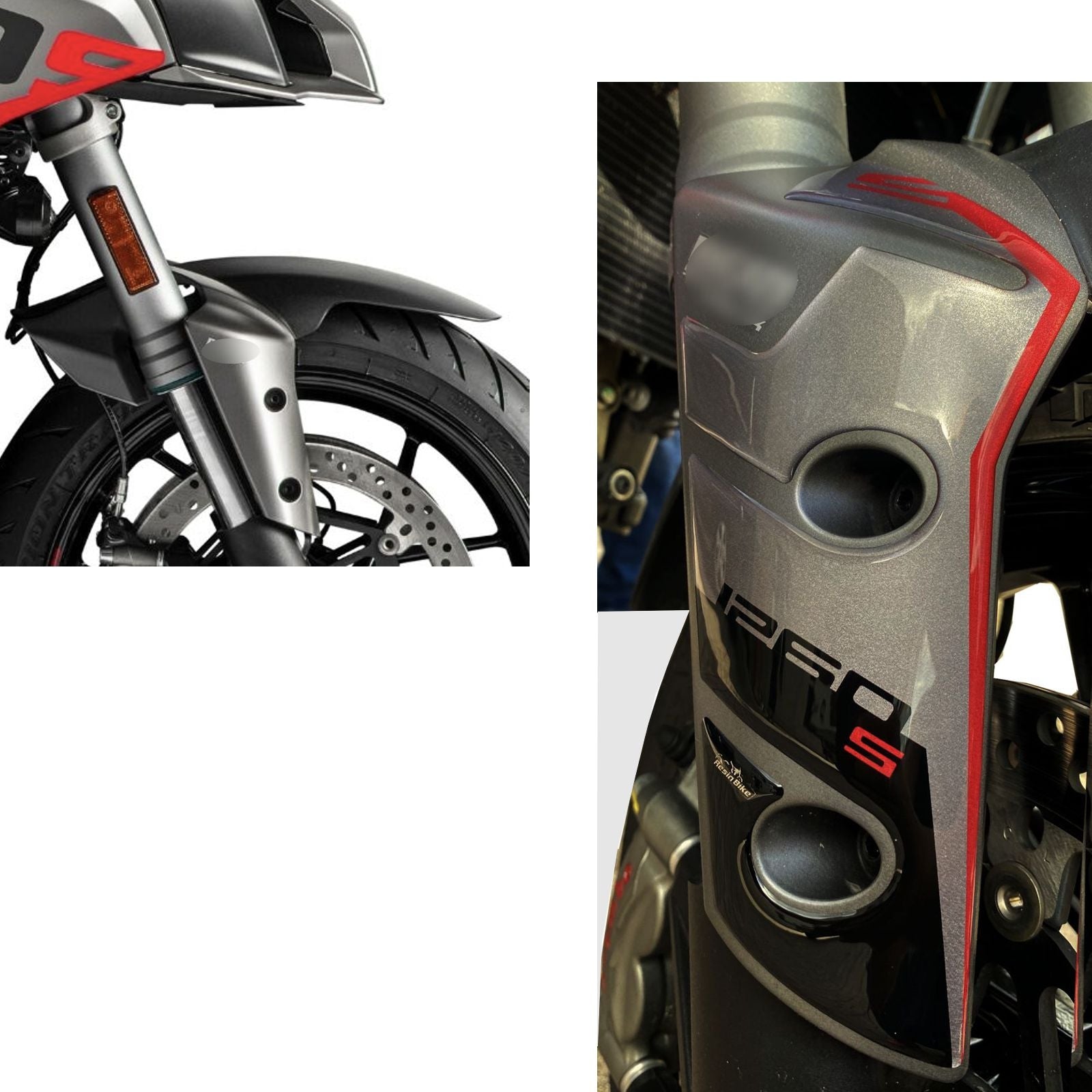 Resin Bike 3D Motorcycle Stickers - Side Panels | Ducati Multistrada 1260 S 2018>2020 -   Pyramid Motorcycle Accessories