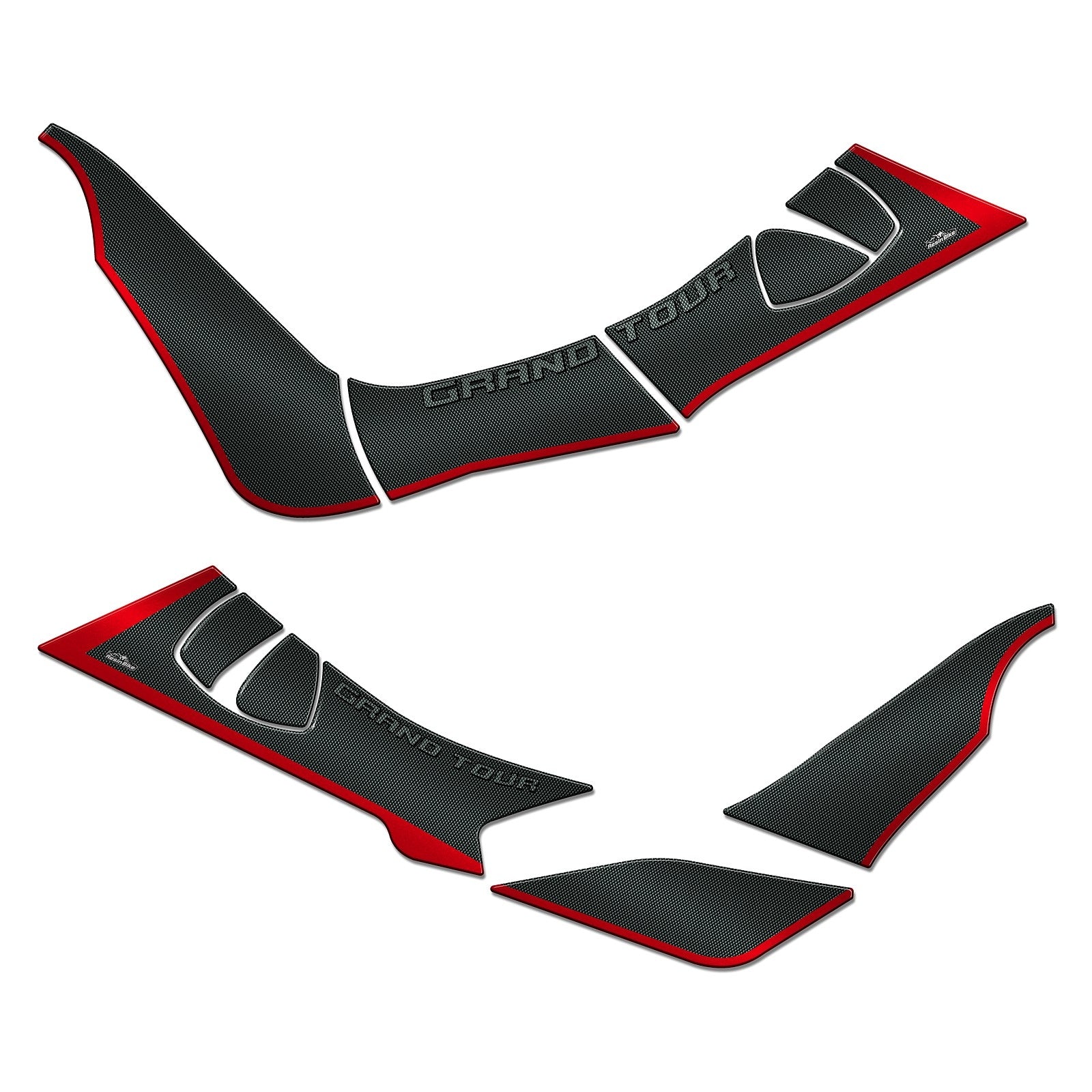 Resin Bike 3D Motorcycle Stickers - Tank Sides | Ducati Multistrada 1260 S 2018>2020 -   Pyramid Motorcycle Accessories