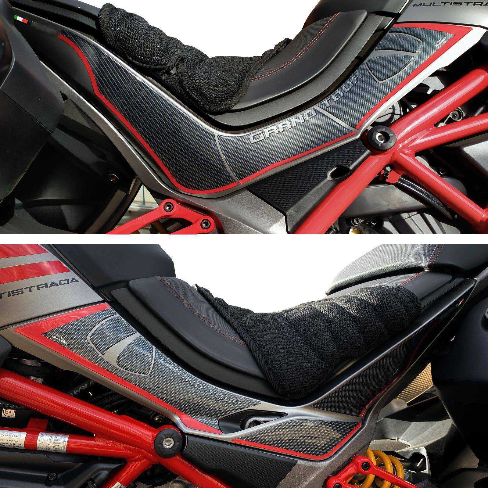 Resin Bike 3D Motorcycle Stickers - Tank Sides | Ducati Multistrada 1260 S 2018>2020 -   Pyramid Motorcycle Accessories