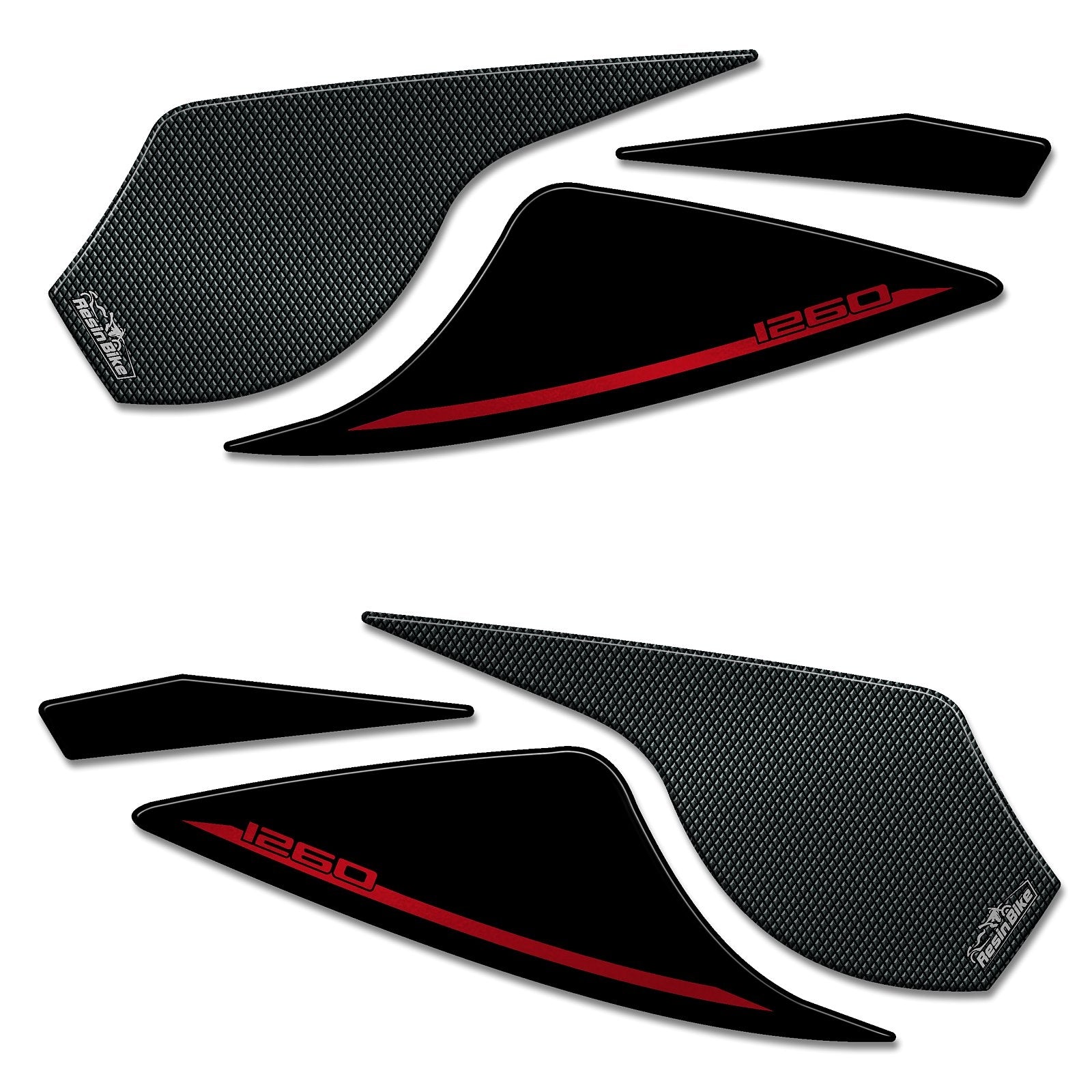 Resin Bike 3D Motorcycle Stickers - Mirrors | Ducati Multistrada 1260 S 2018>2020 -   Pyramid Motorcycle Accessories